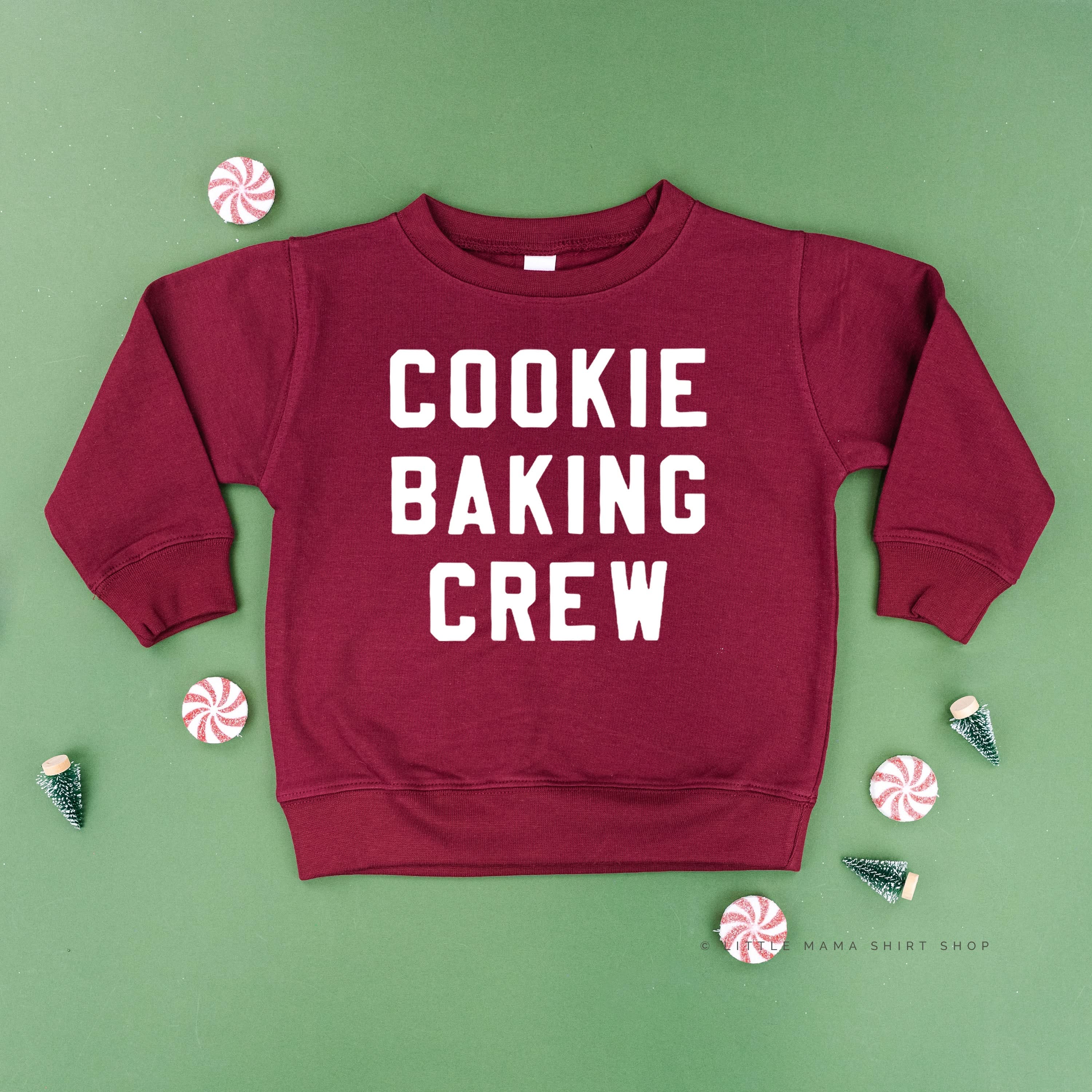 Cookie Baking Crew - Block Font - Child Sweater - Image 5