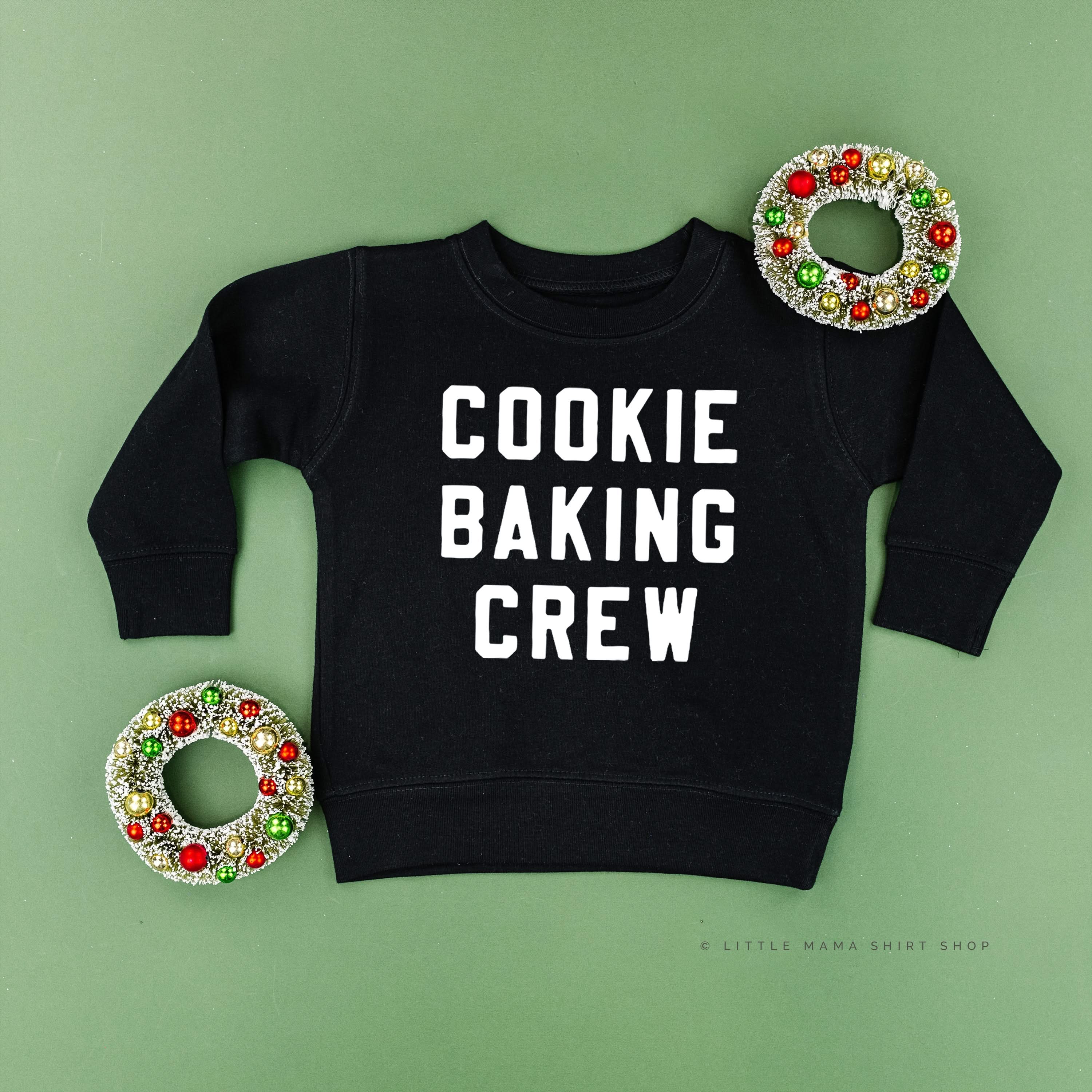 Cookie Baking Crew - Block Font - Child Sweater - Image 7