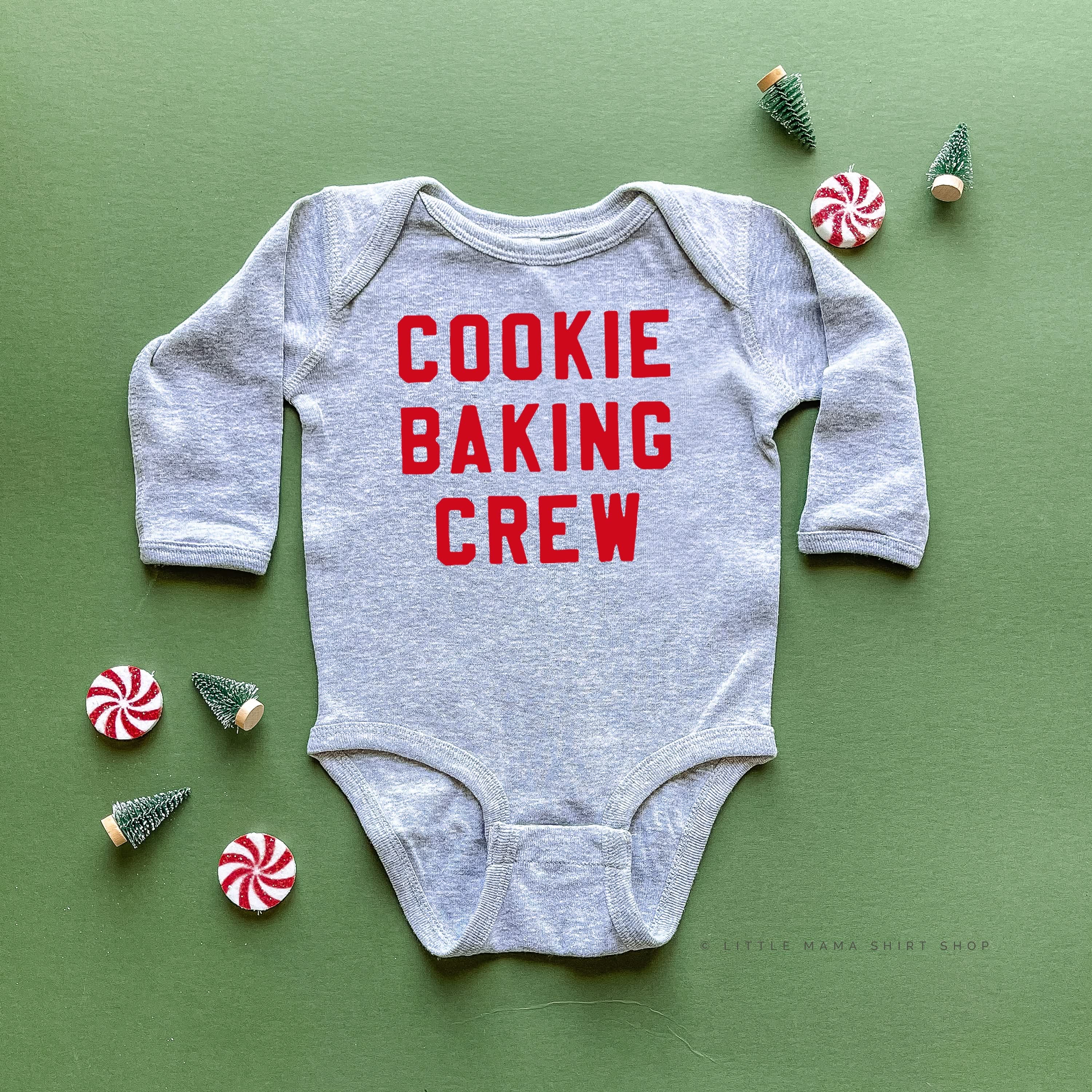 Cookie Baking Crew - Block Font - Child Long Sleeve Tee - Image 4