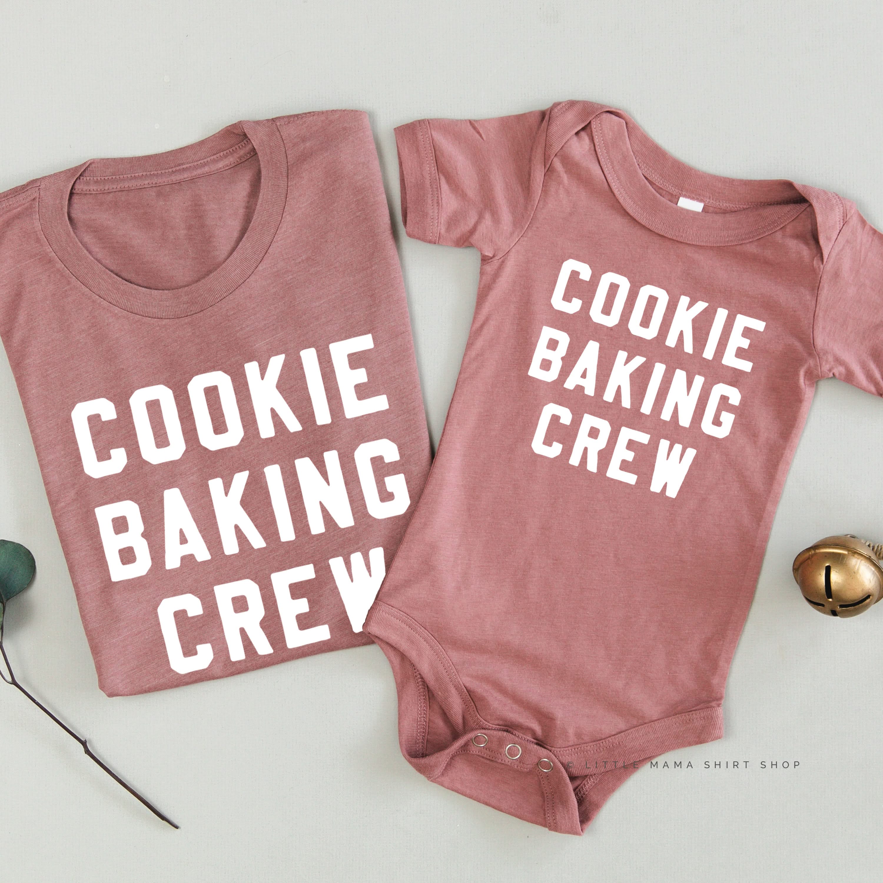 Cookie Baking Crew - Block Font - Set of 2 Unisex Tees - Image 5