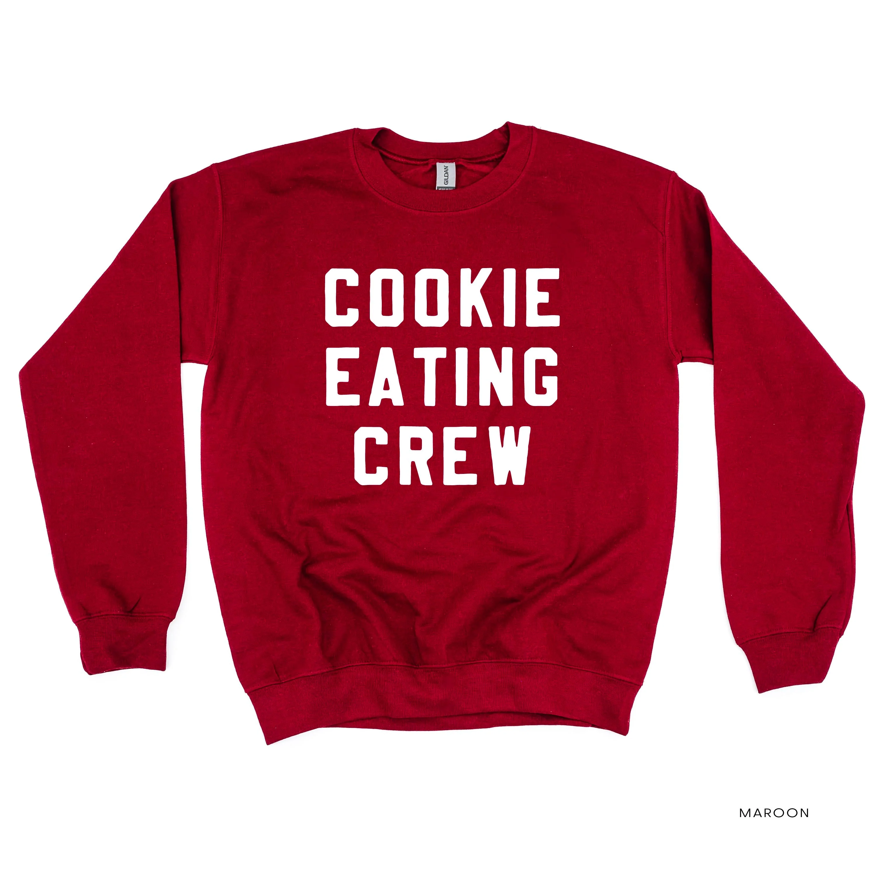 Cookie Eating Crew - Block Font - Basic Fleece - Image 2