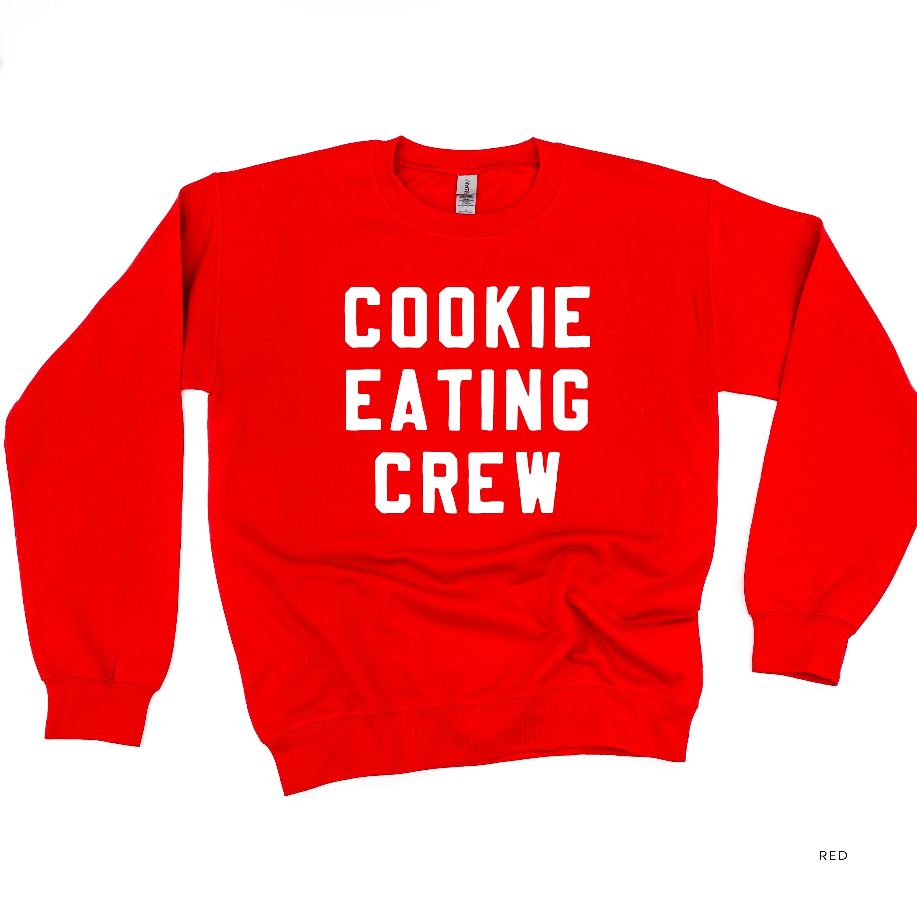 Cookie Eating Crew - Block Font - Basic Fleece - Image 4