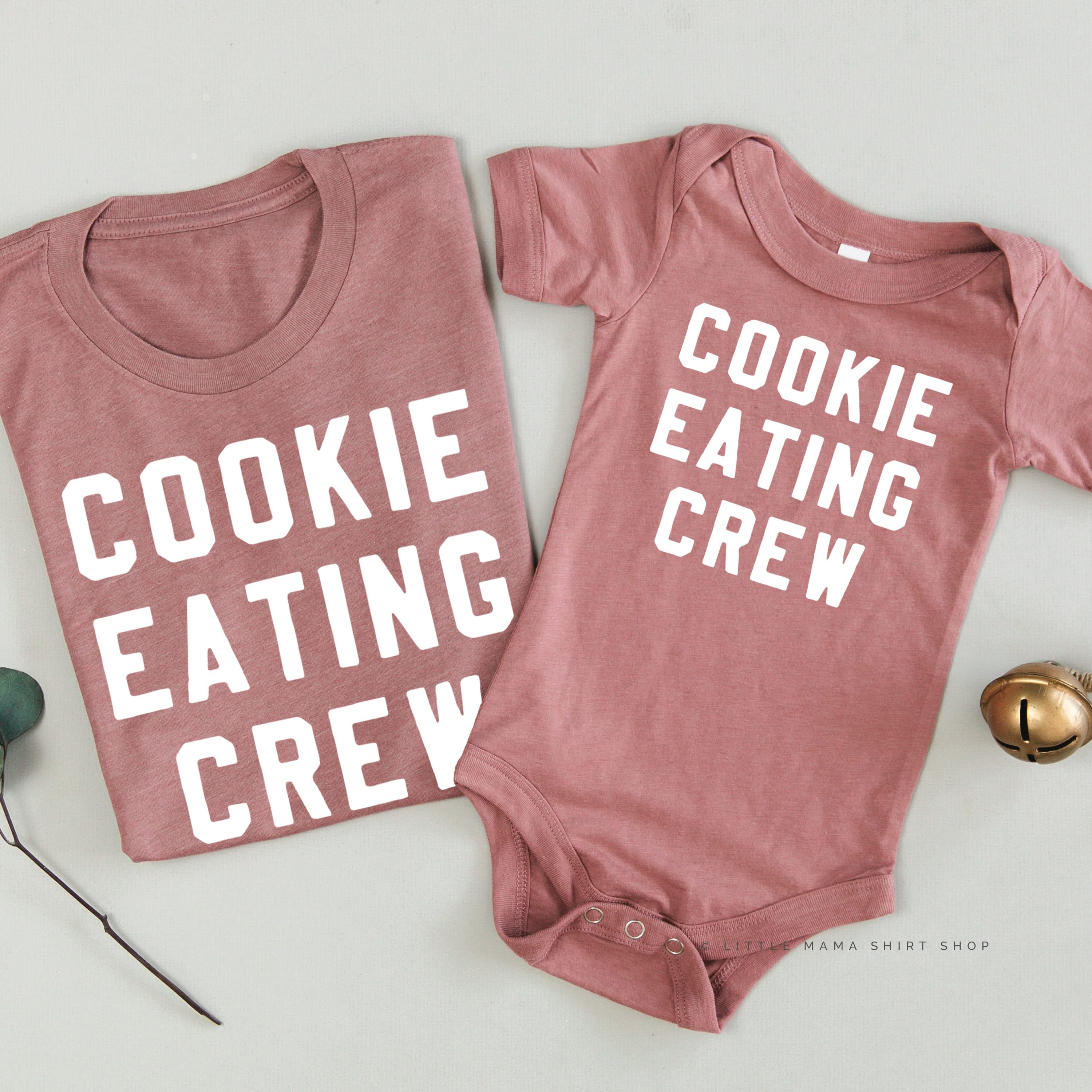 Cookie Eating Crew - Block Font - Set of 2 Unisex Tees - Image 5