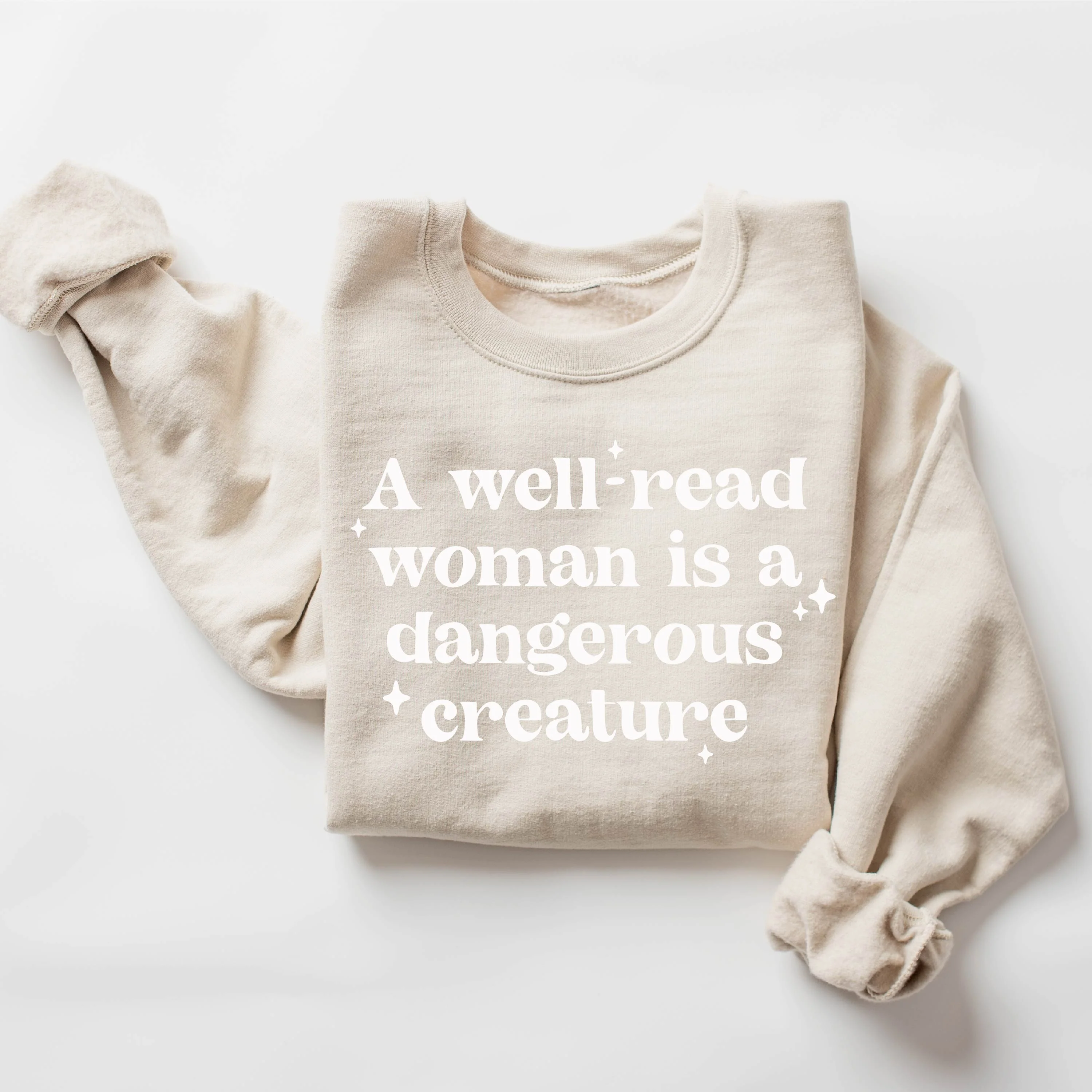 A Well-Read Woman Is A Dangerous Creature - Basic Fleece - Image 2