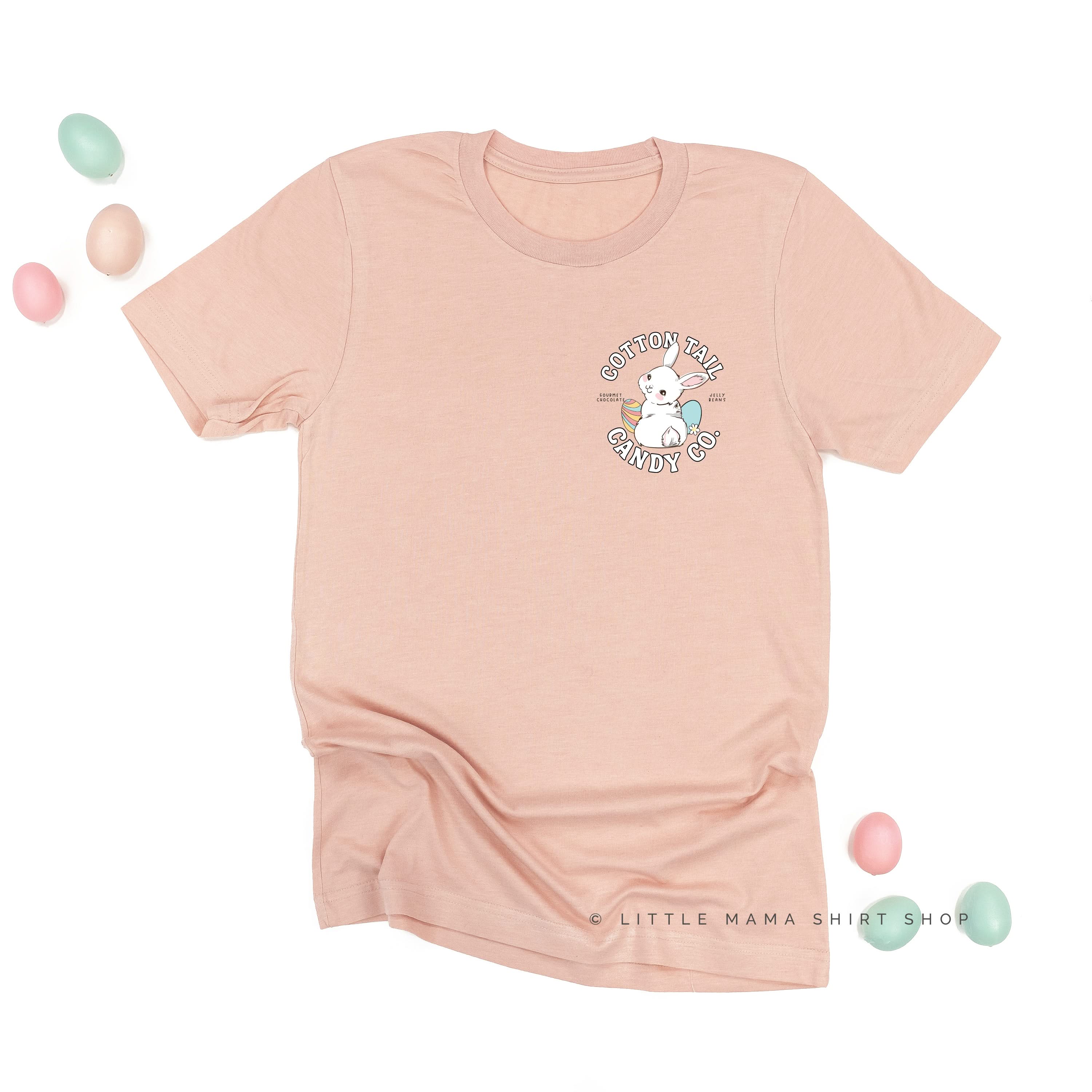 Cotton Tail Candy Co. (pocket) - Unisex Tee - Image 6