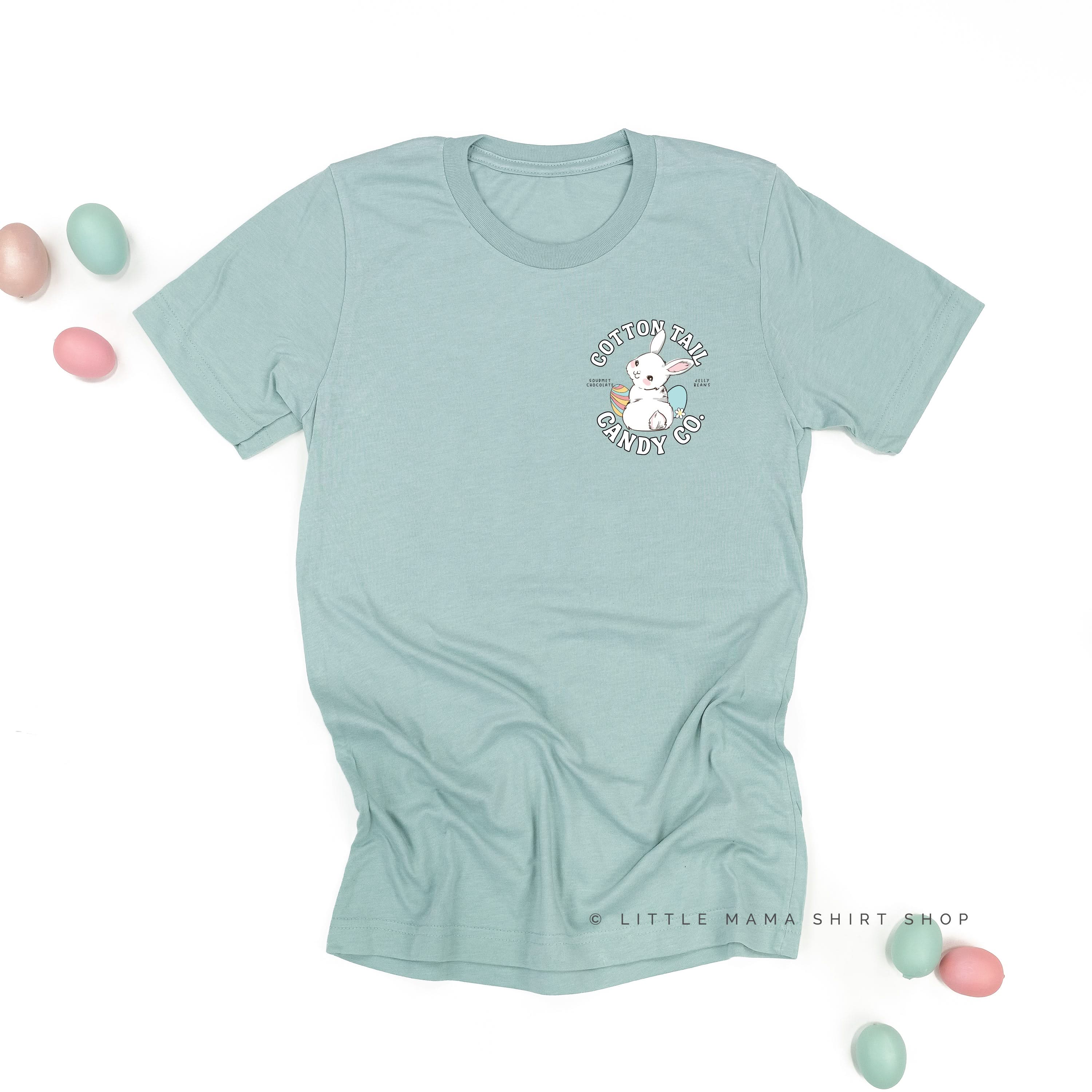 Cotton Tail Candy Co. (pocket) - Unisex Tee - Image 7