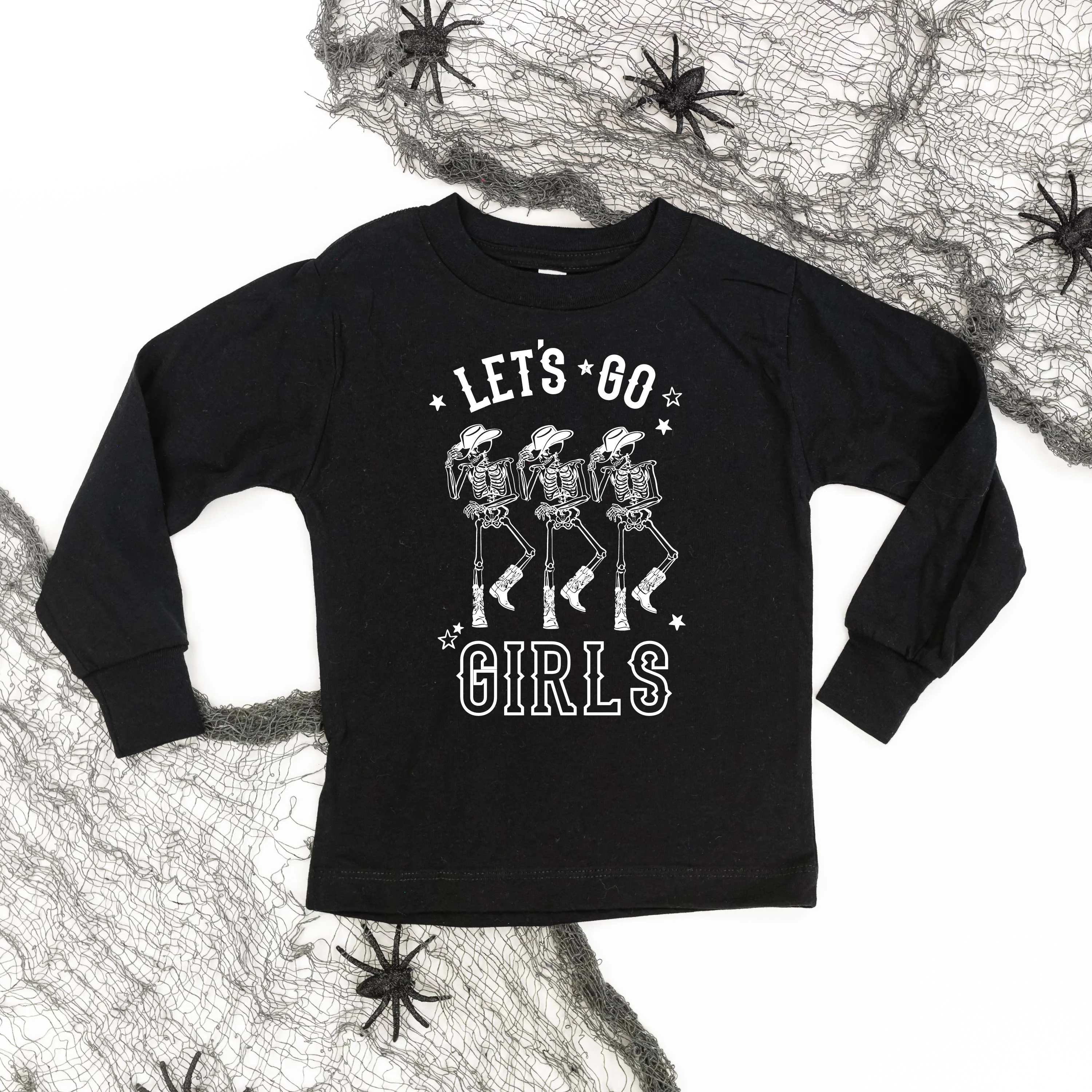 Cowgirl Skellies - Let's Go Girls - Child Long Sleeve Tee