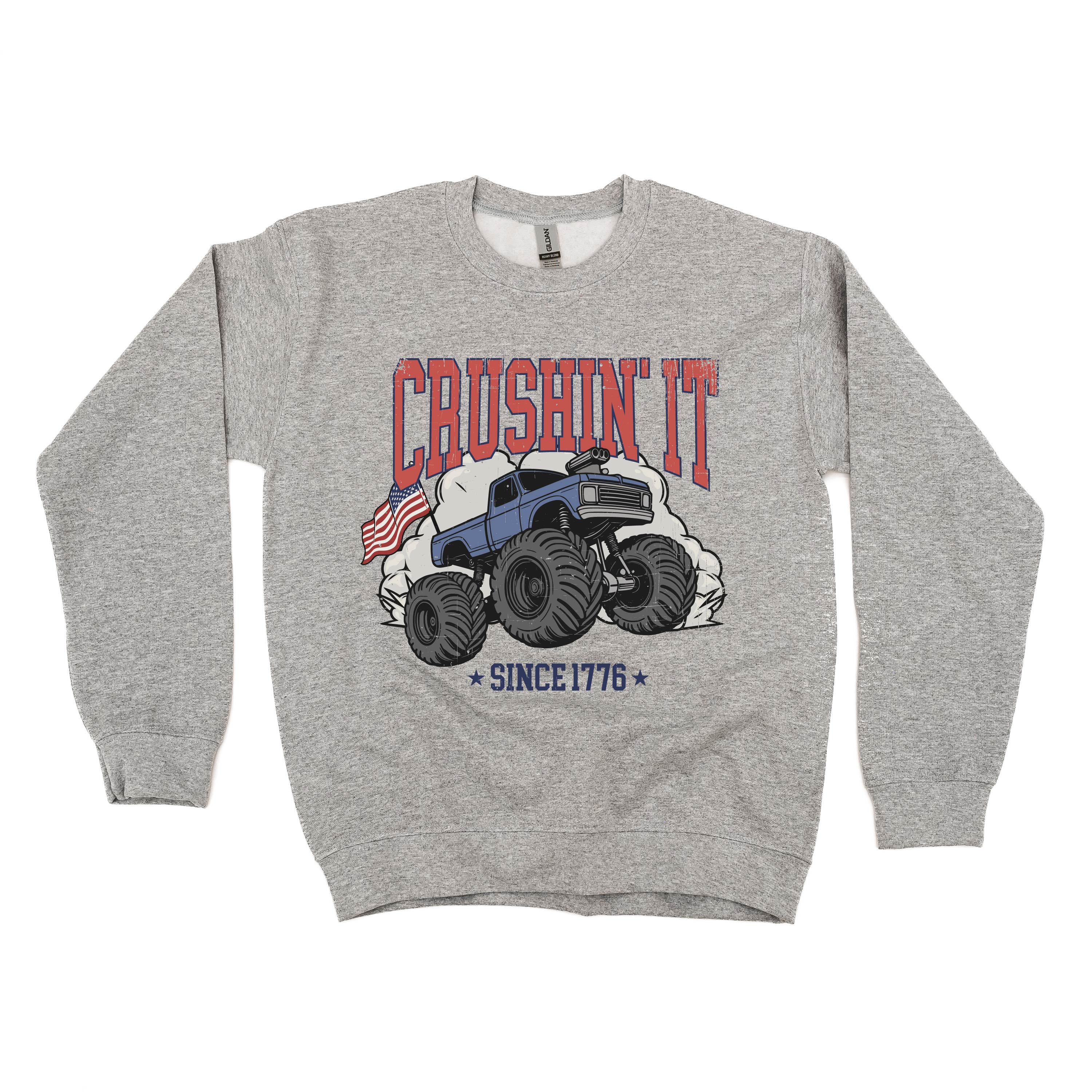 Crushin' It Since 1776 - BASIC Fleece - Image 3