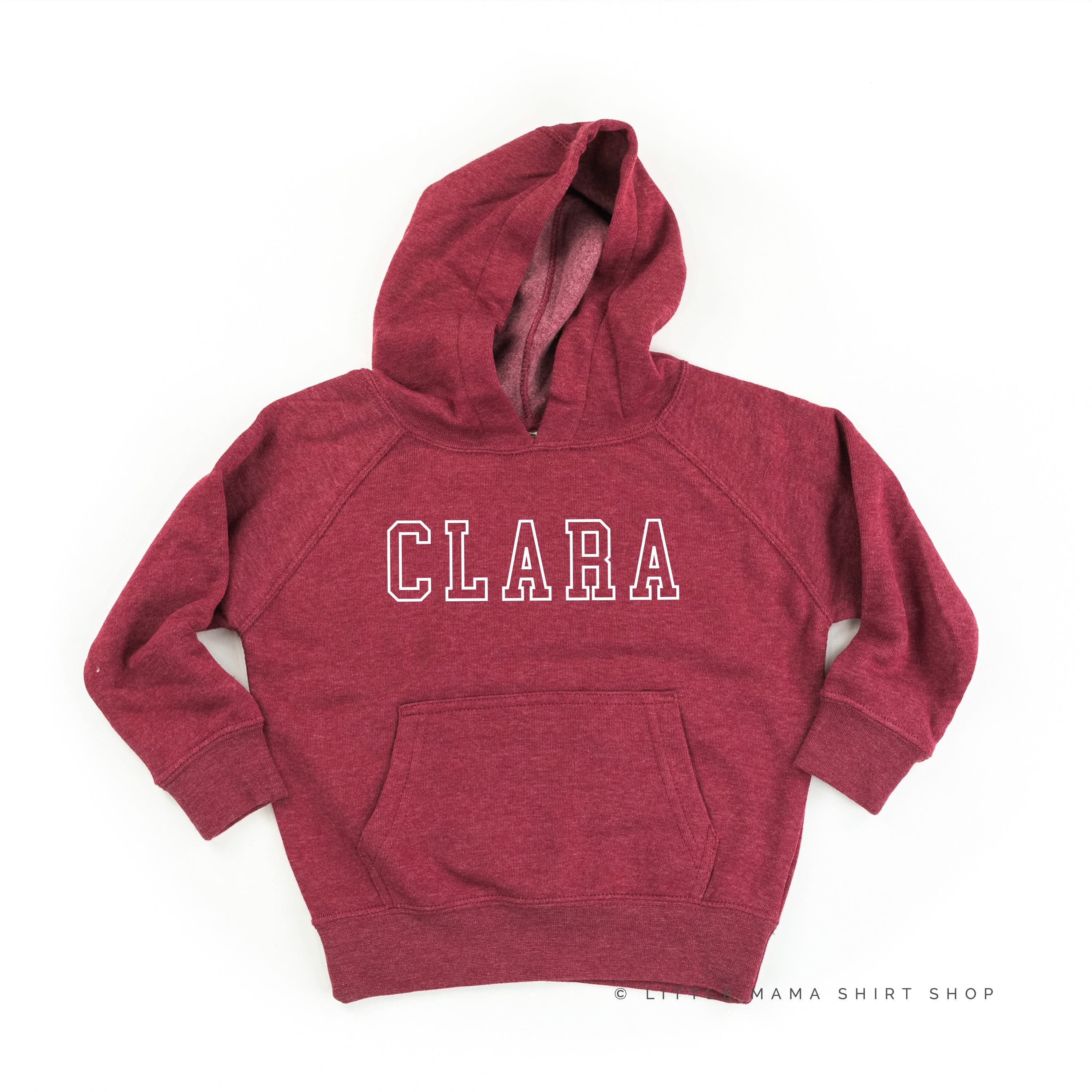 CUSTOM EMBROIDERED OUTLINE NAME - CHILD HOODIE - Image 10