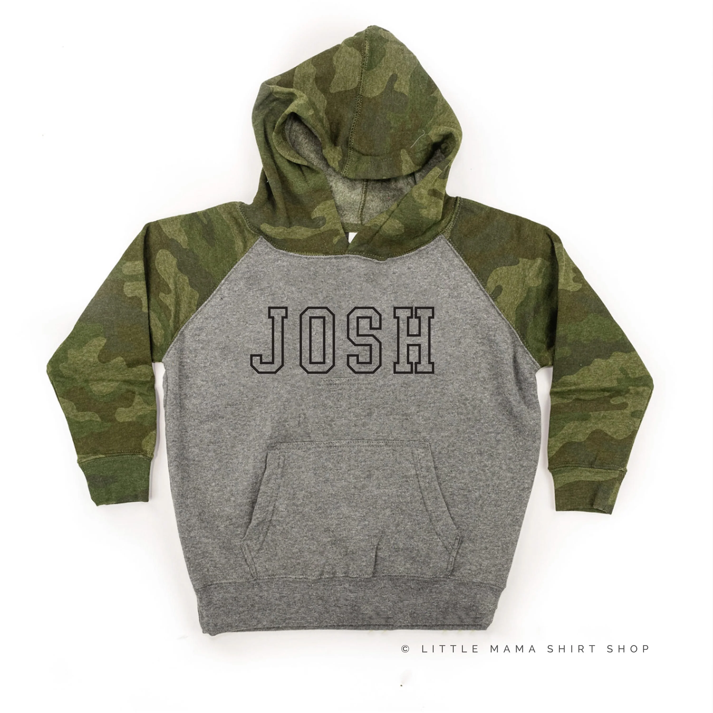 CUSTOM EMBROIDERED OUTLINE NAME - CHILD HOODIE - Image 7