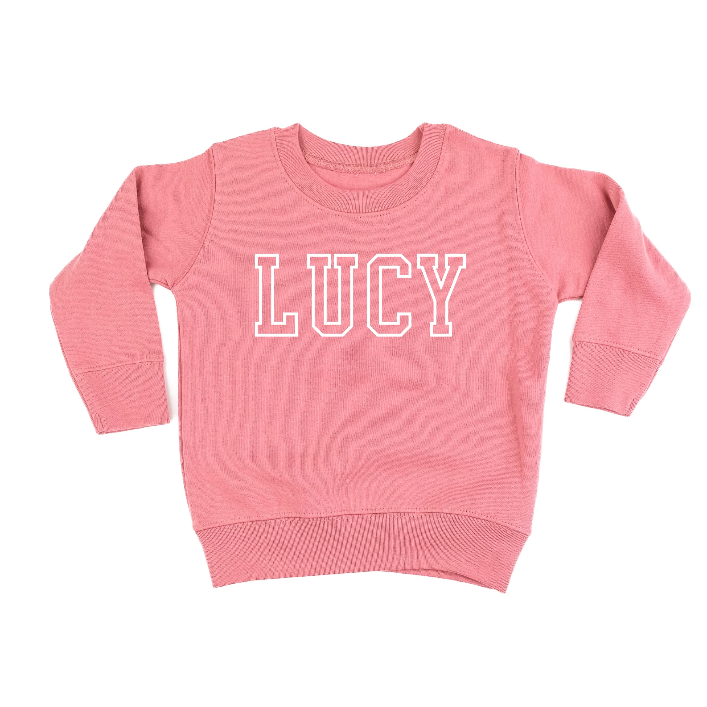 CUSTOM EMBROIDERED OUTLINE NAME - CHILD SWEATER - Image 12