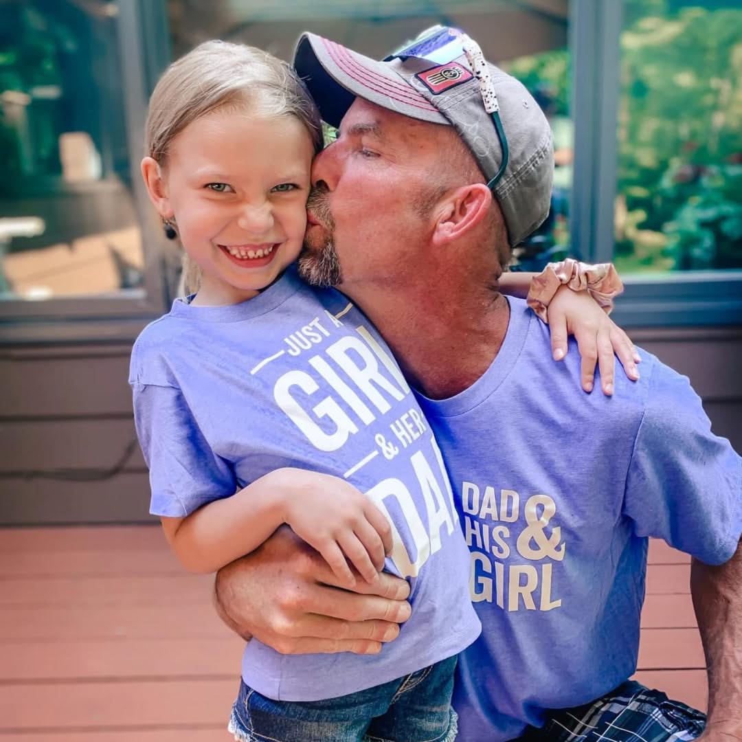 Dad & His Girl(s) + Just a Girl & Her Dad - Unisex Tee/Child Tee Set - Image 3