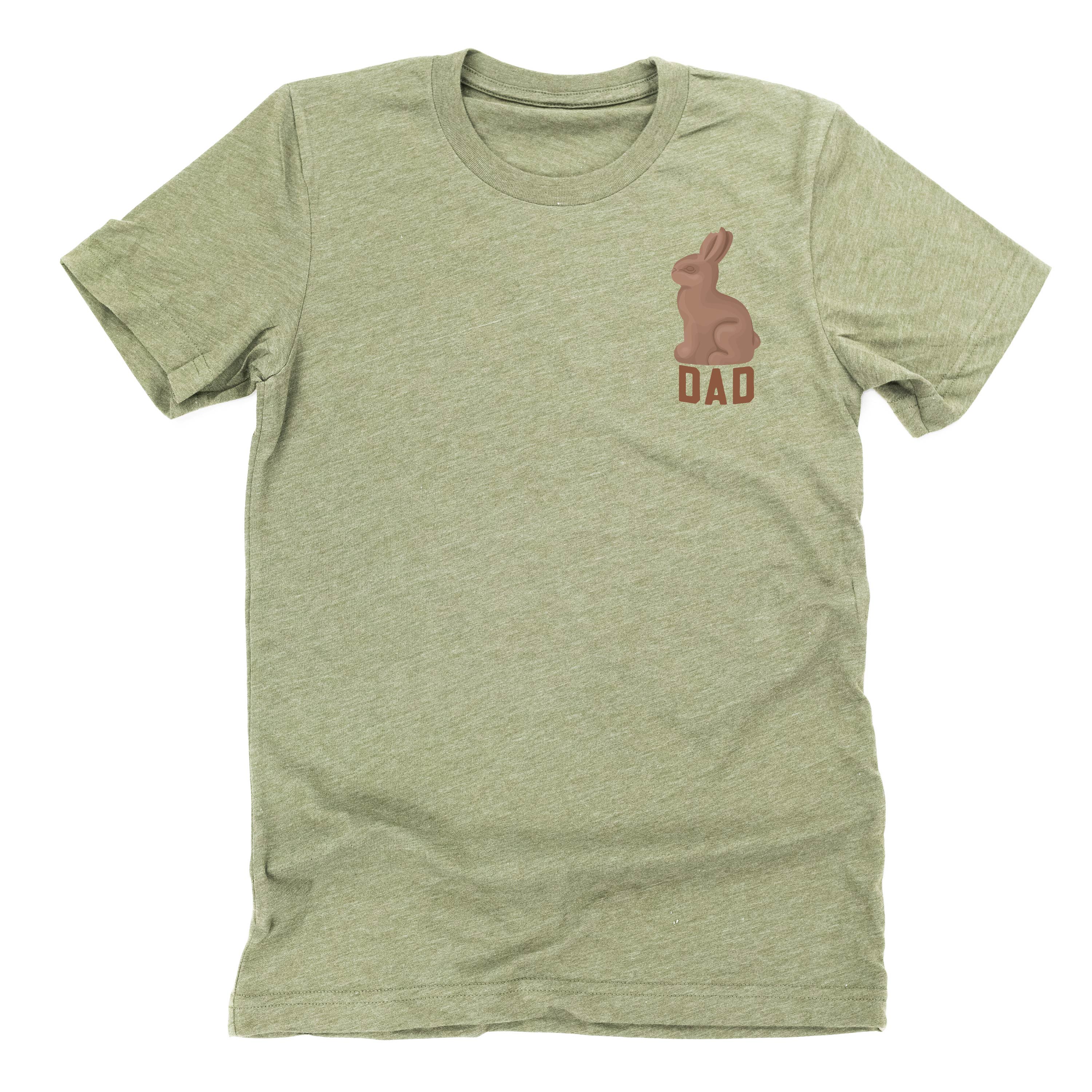 Dad - Chocolate Bunny - Unisex Tee - Image 4