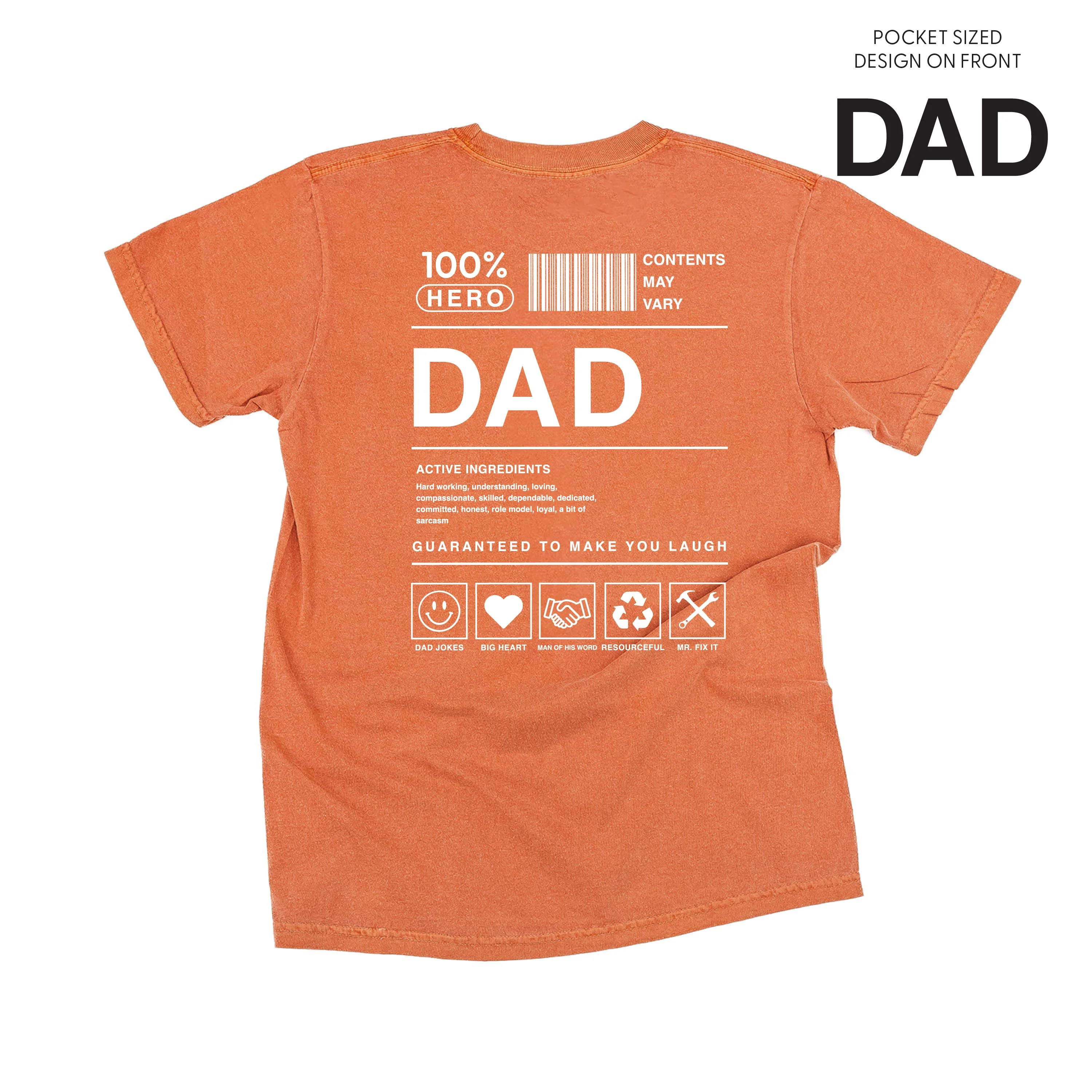 Dad Ingredients - Comfort Colors Tee - Image 9