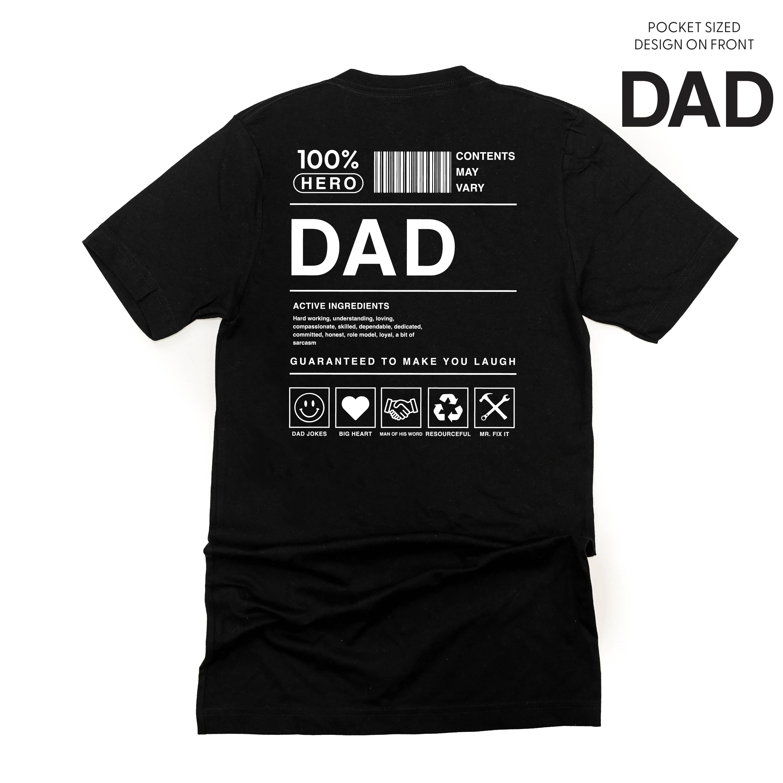 Dad Ingredients - Unisex Tee - Image 3