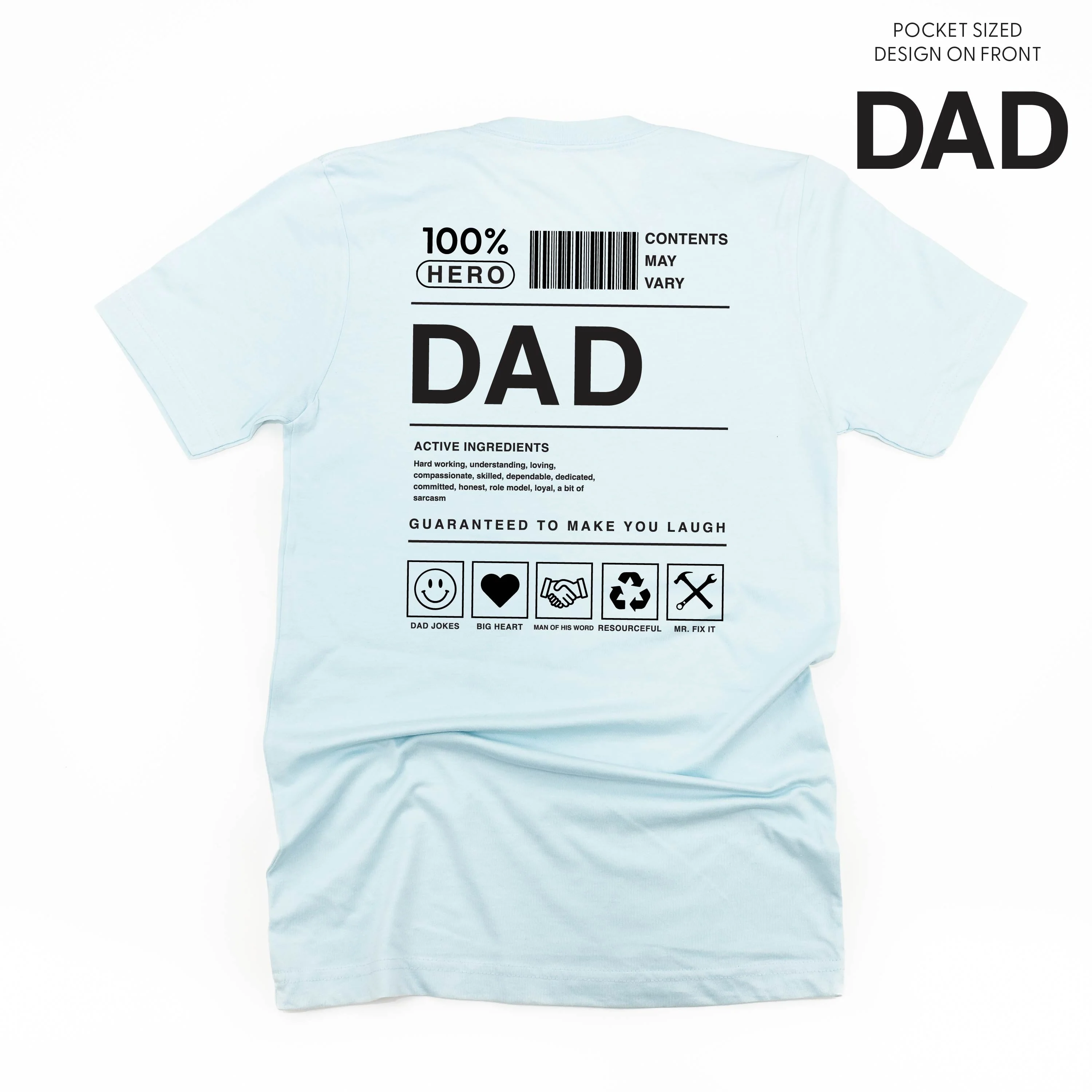 Dad Ingredients - Unisex Tee - Image 5