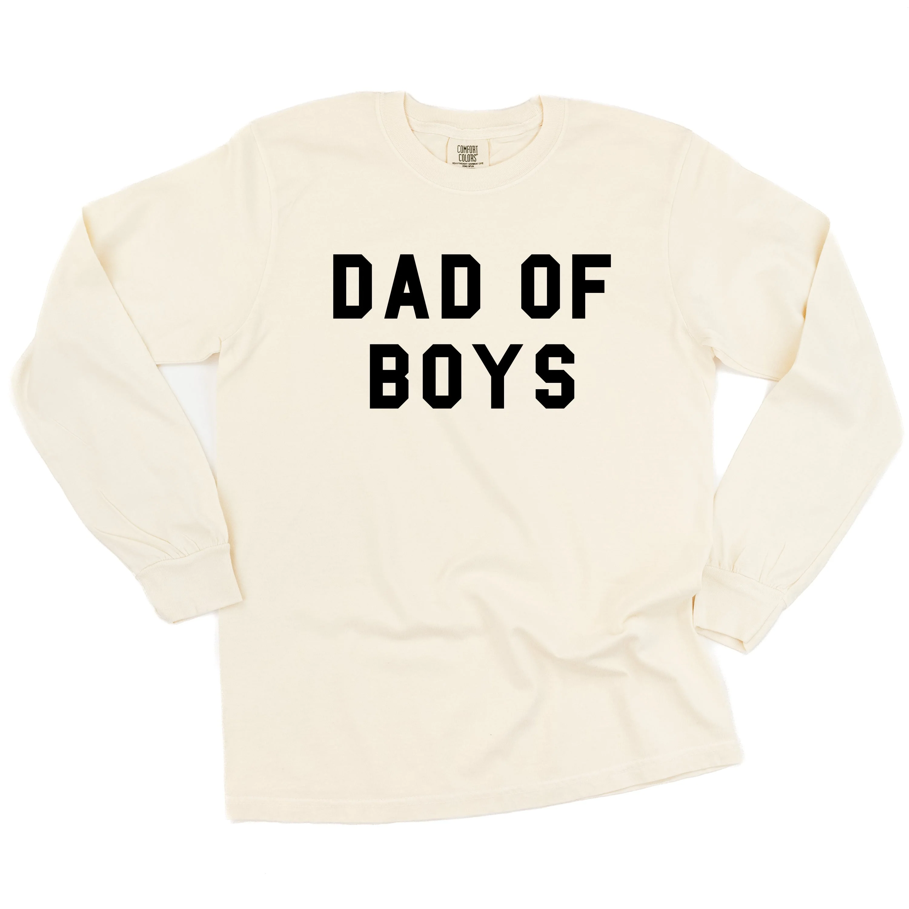 Dad of Boys - Long Sleeve Comfort Colors Tee - Image 7