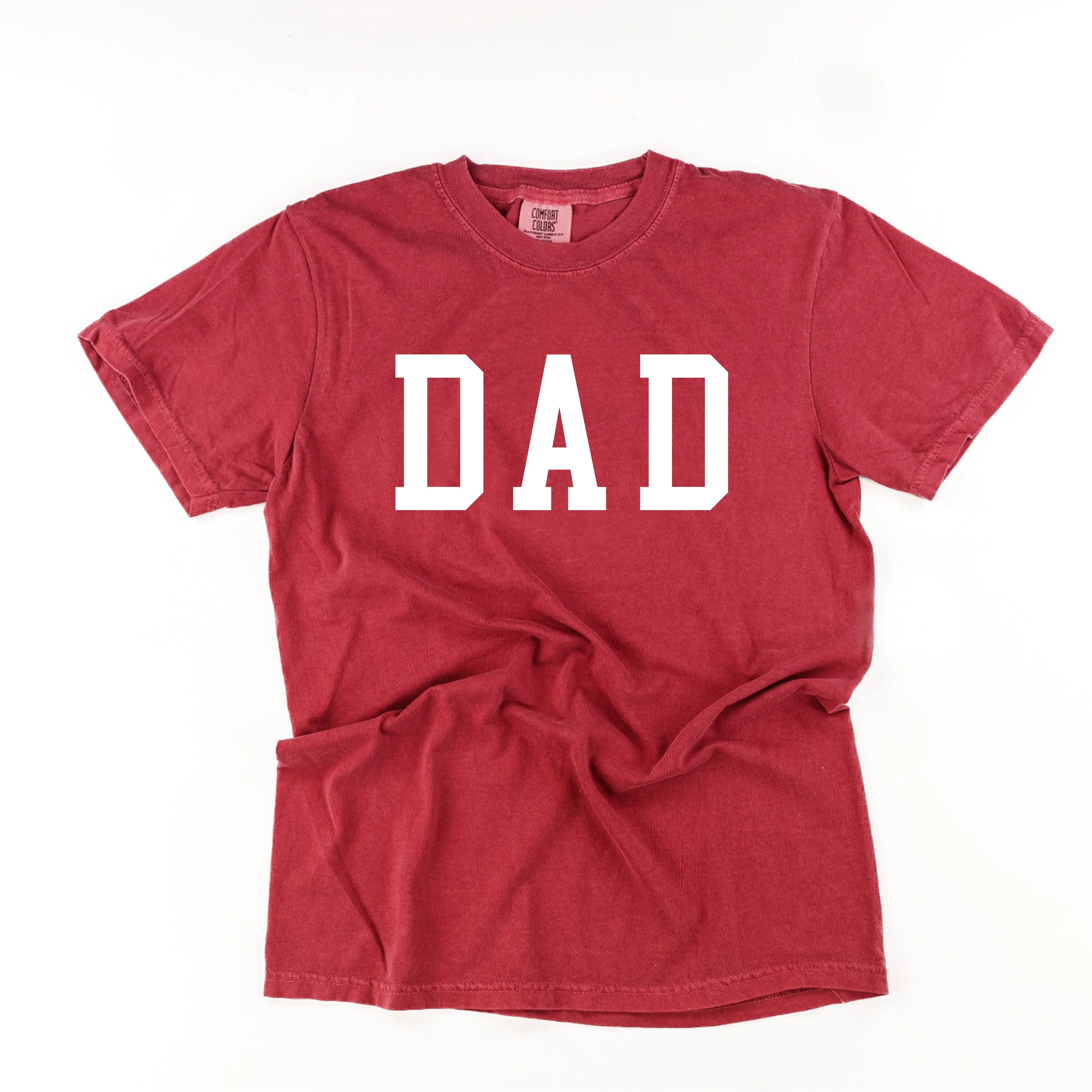 Dad - Varsity Straight Line - Comfort Colors Tee - Image 9