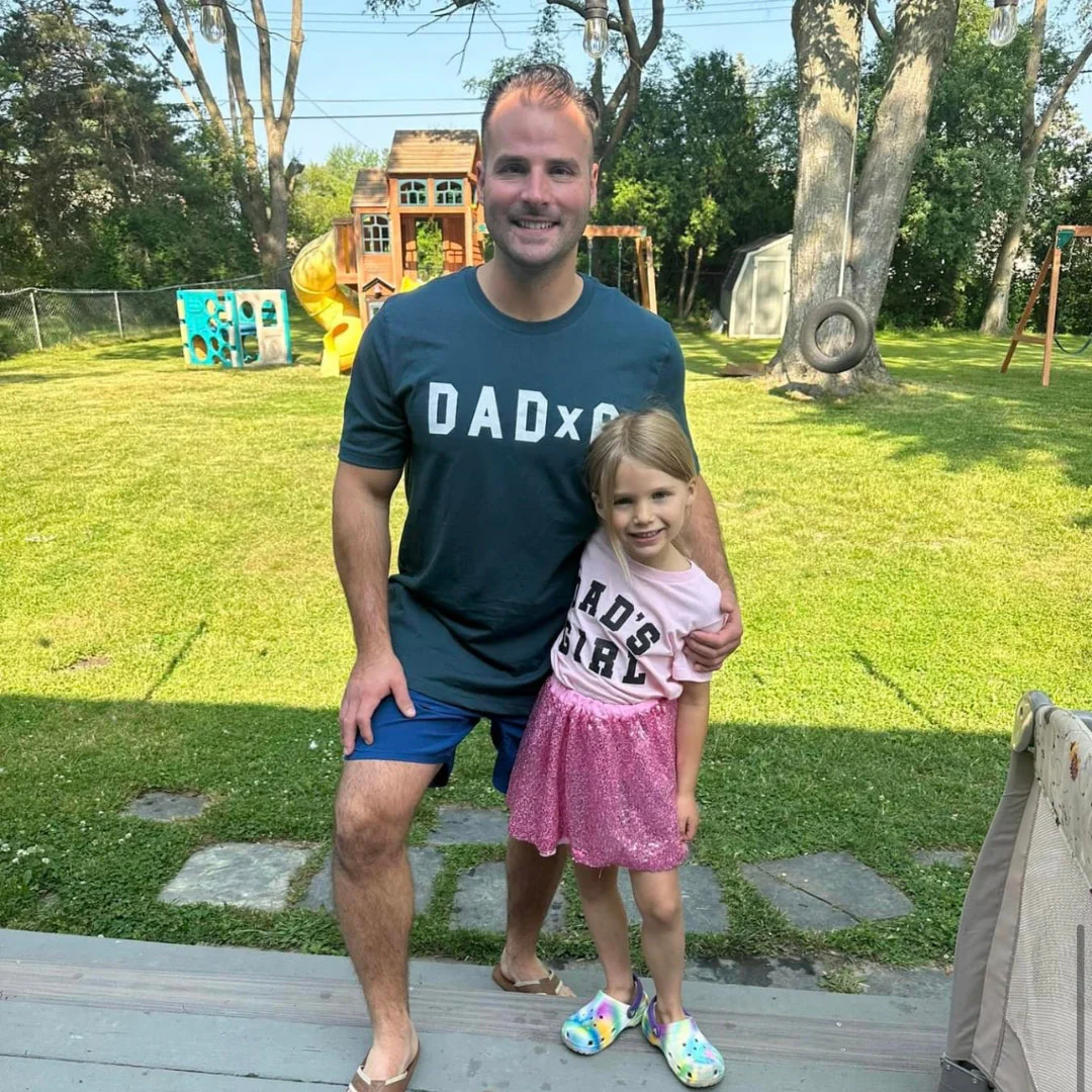 DAD x (Child Number) - Unisex Tee - Image 3