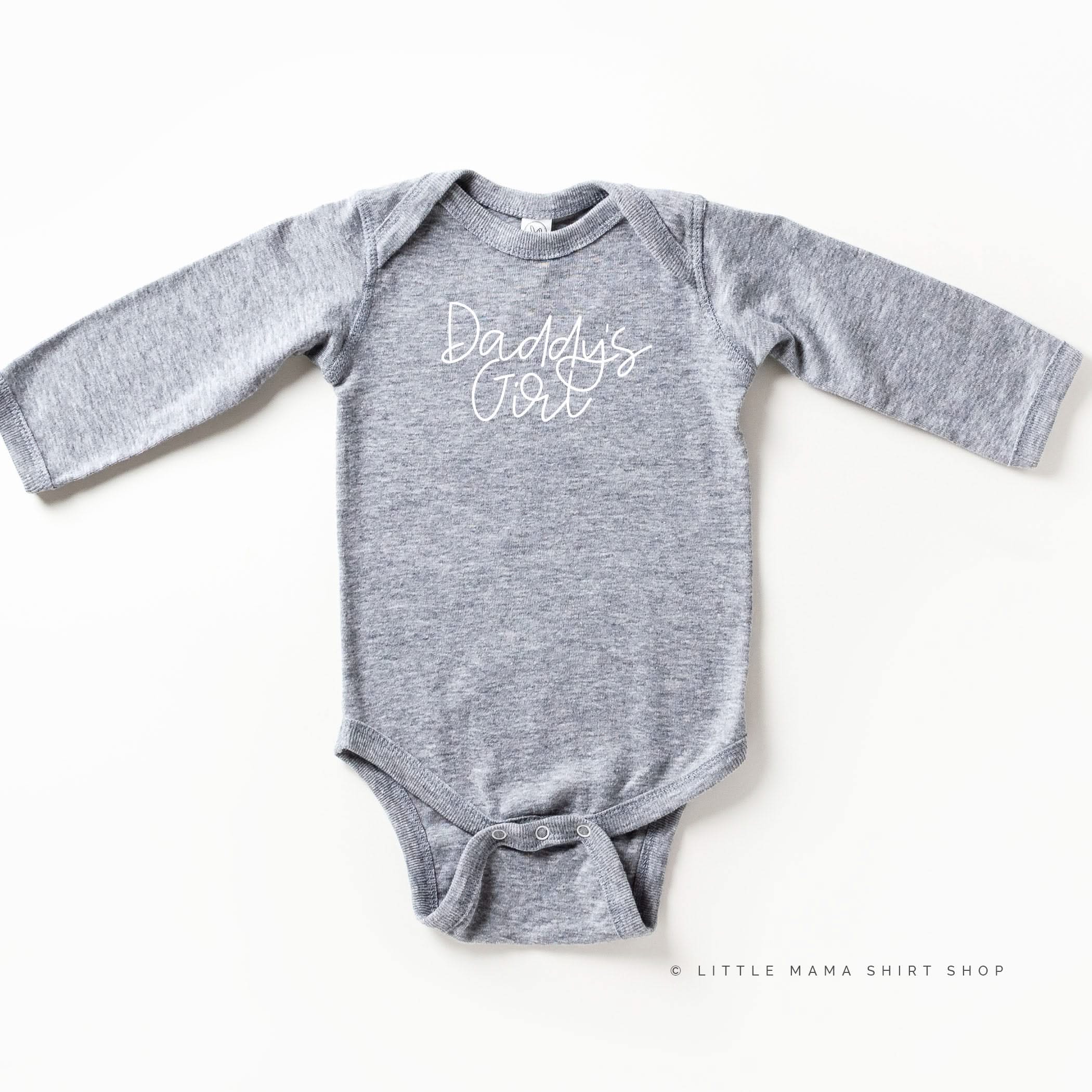 Daddy's Girl - Cursive - Child Long Sleeve Tee - Image 6