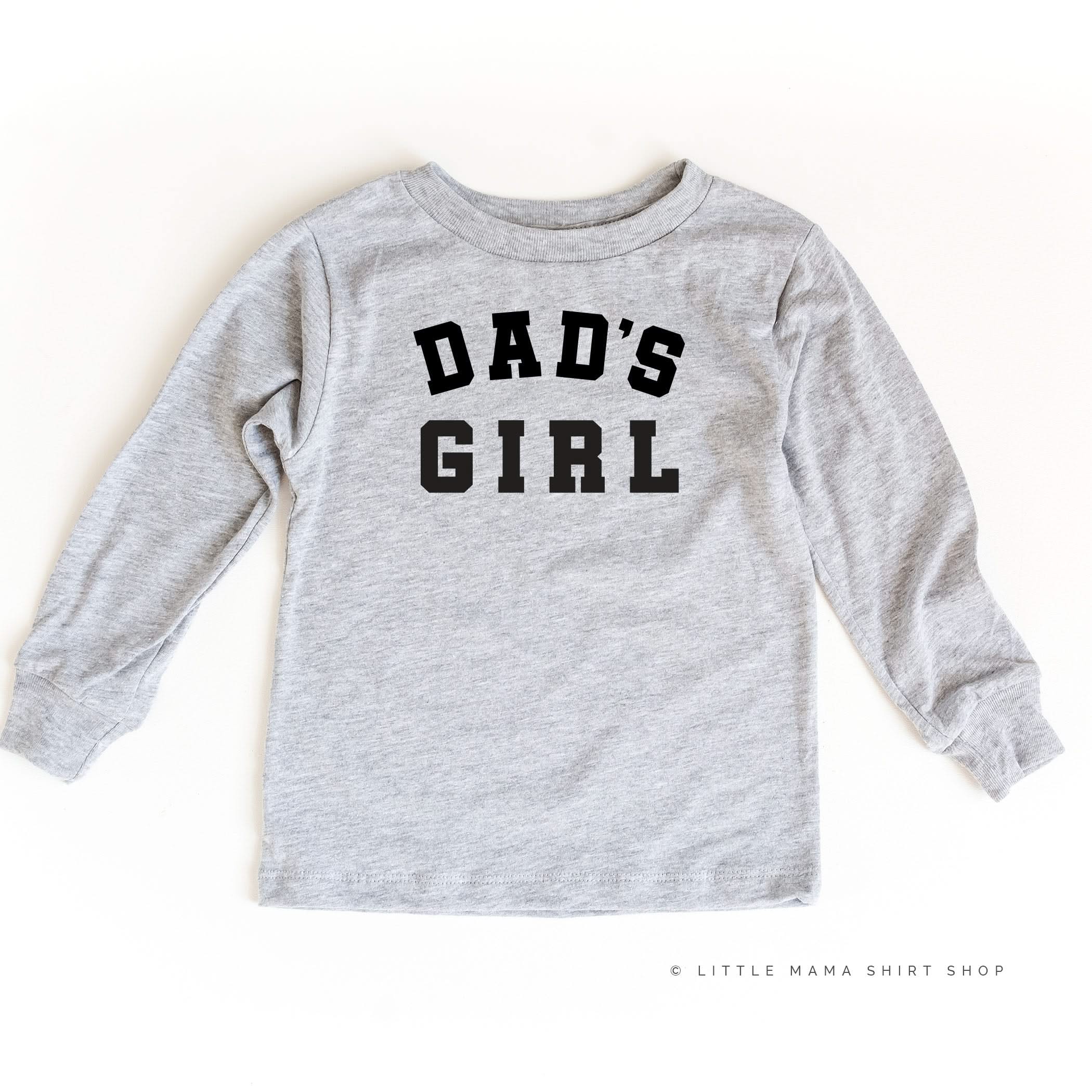 Dad's Girl - Varsity - Child Long Sleeve Tee - Image 3
