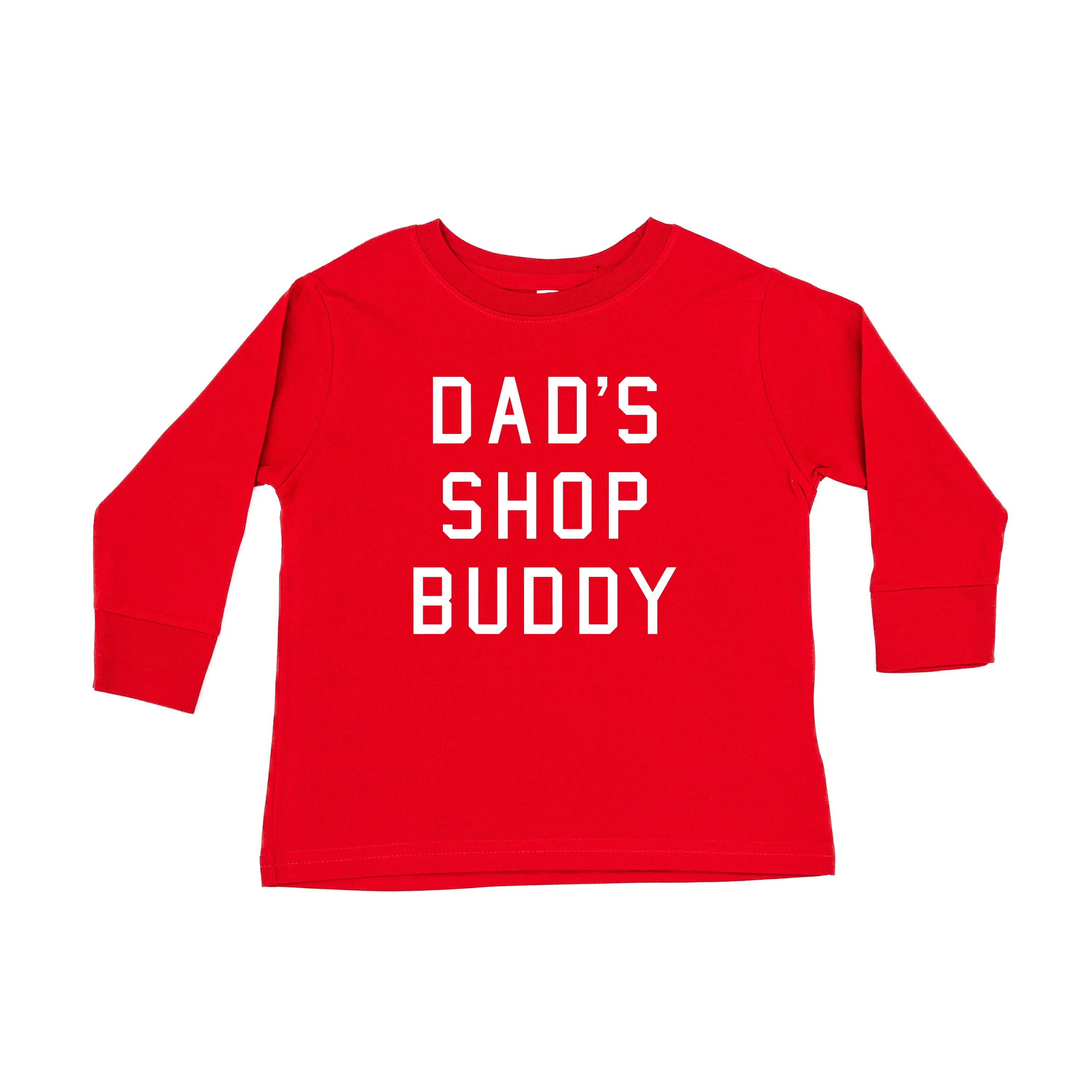 Dad's Shop Buddy - Child Long Sleeve Tee - Image 4