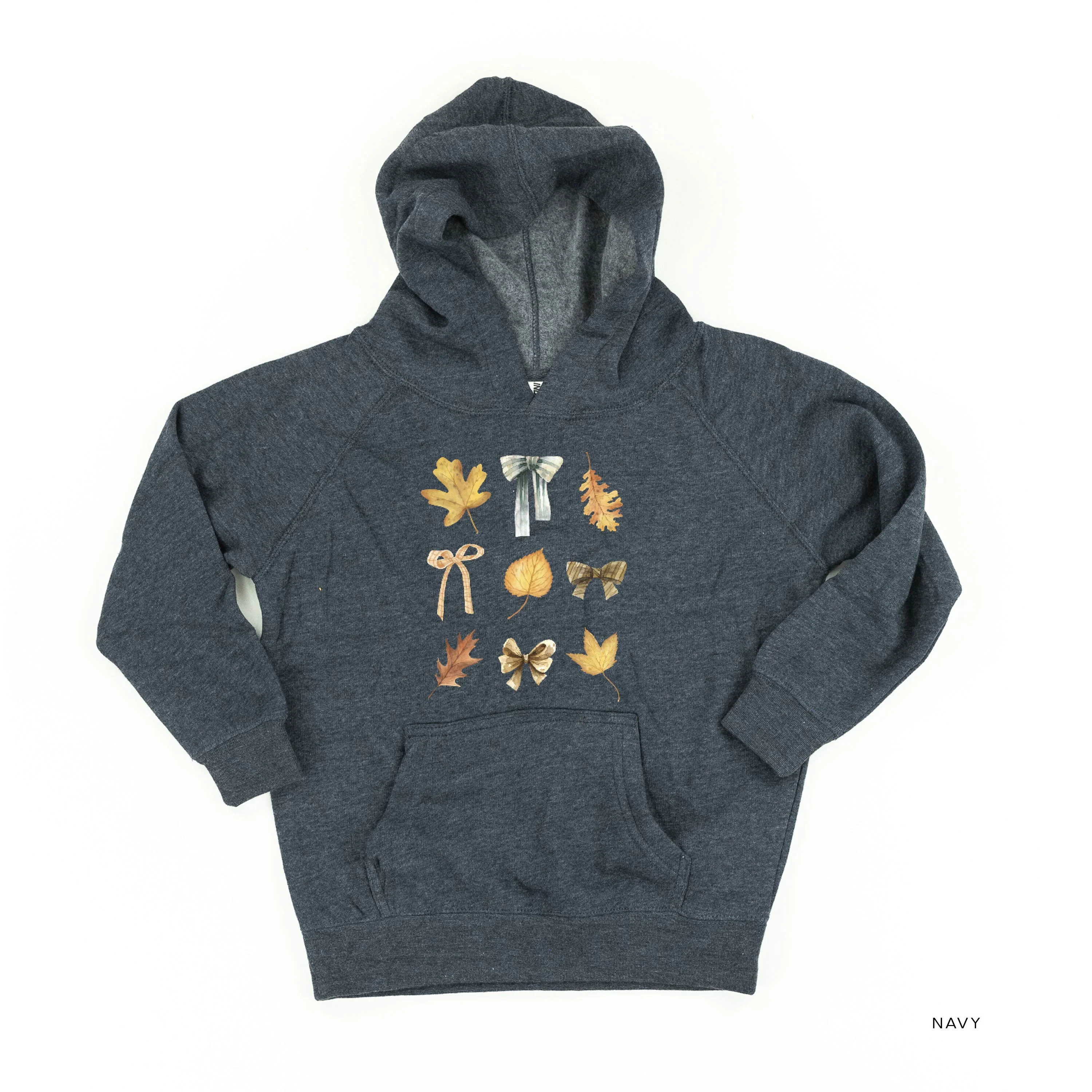 Dainty Bows and Leaves - Child HOODIE - Image 4