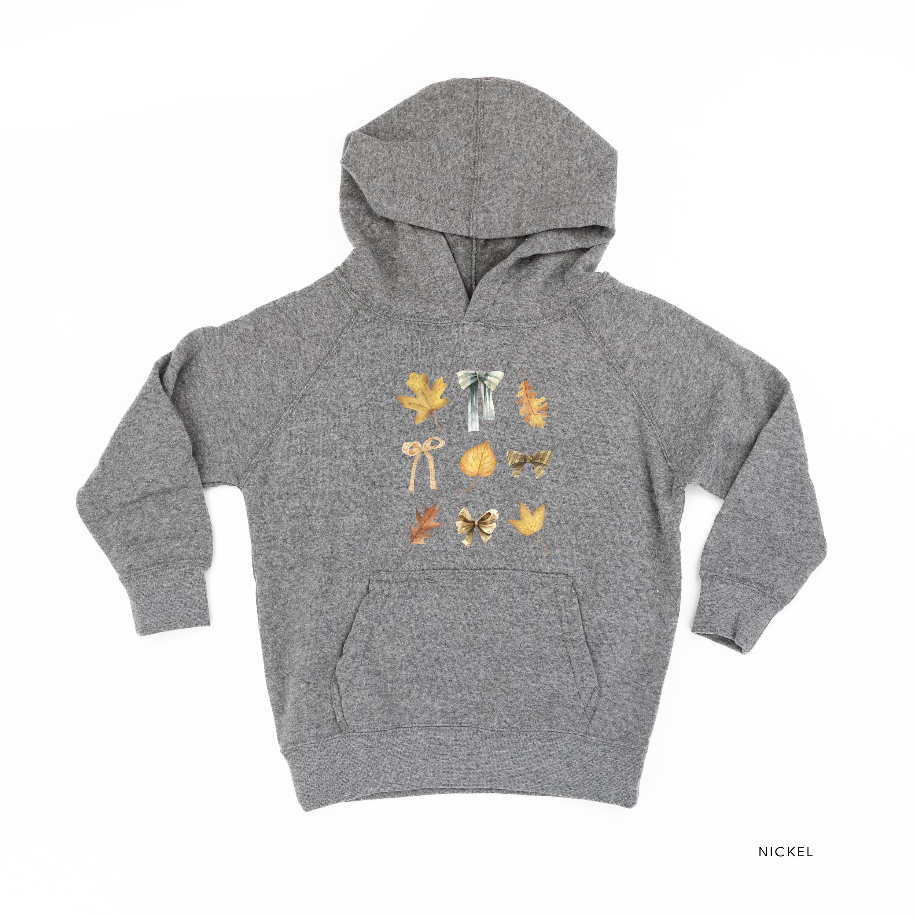 Dainty Bows and Leaves - Child HOODIE - Image 6