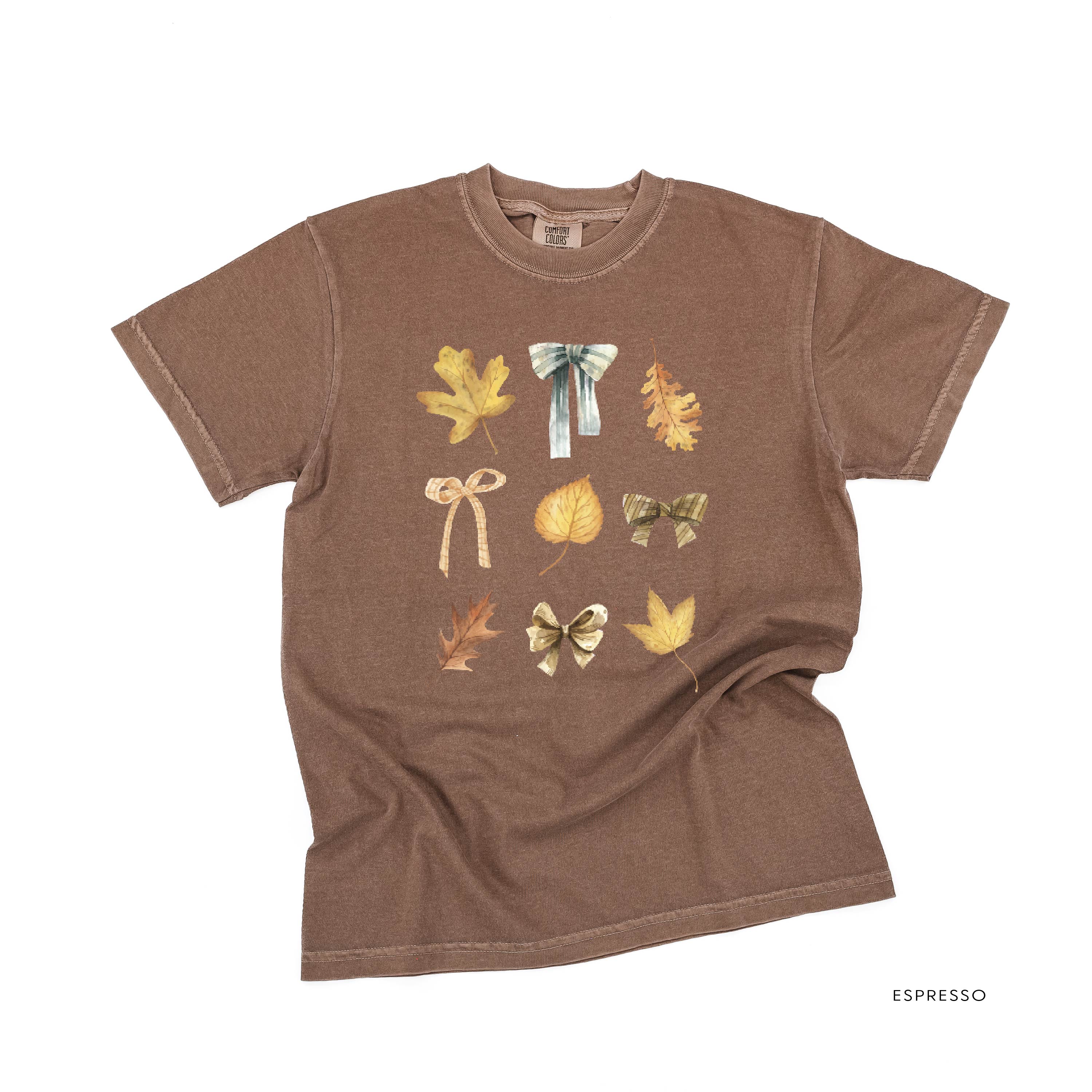 Dainty Bows and Leaves - Comfort Colors Tee - Image 3