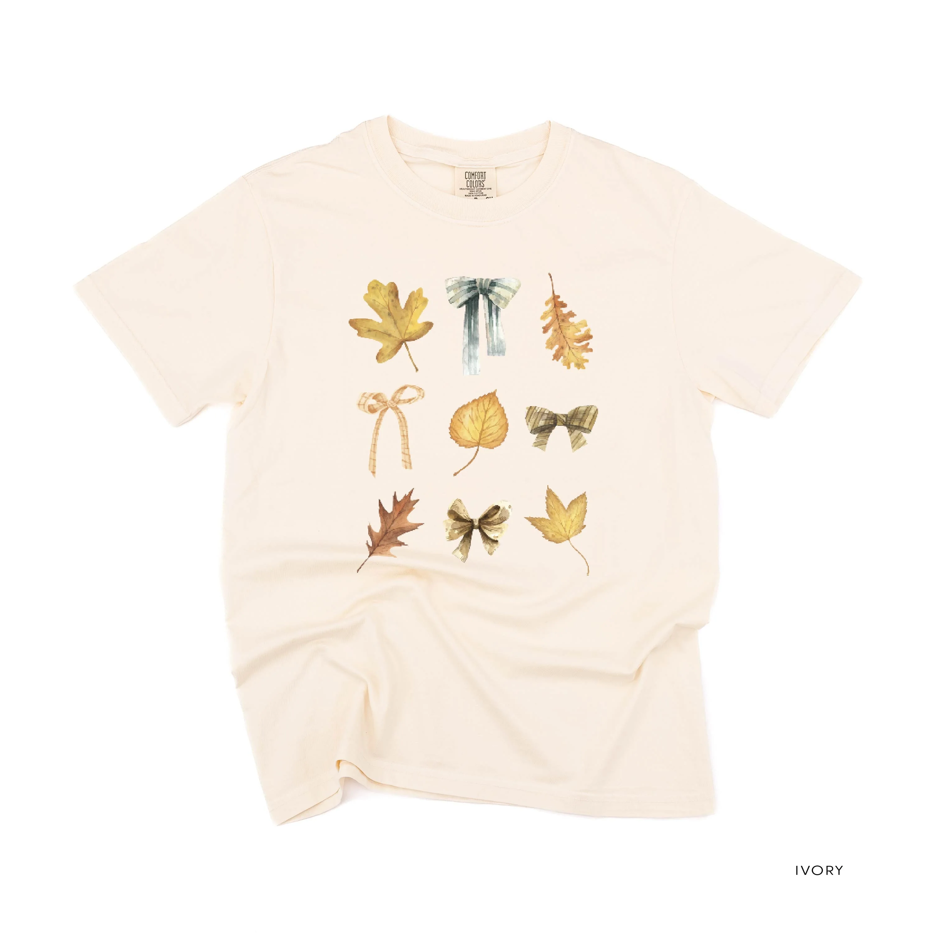 Dainty Bows and Leaves - Comfort Colors Tee - Image 9