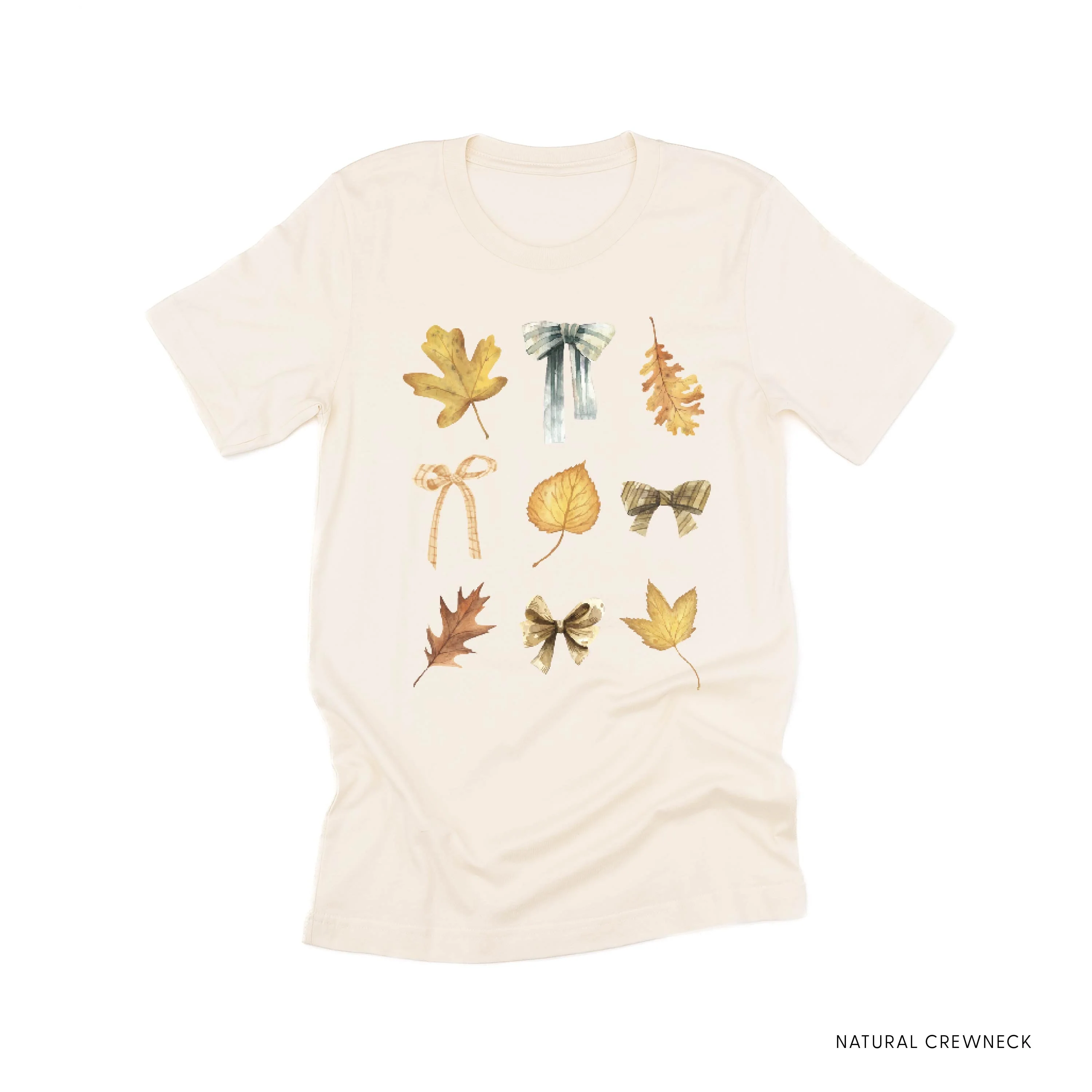 Dainty Bows and Leaves - Unisex Tee - Image 2