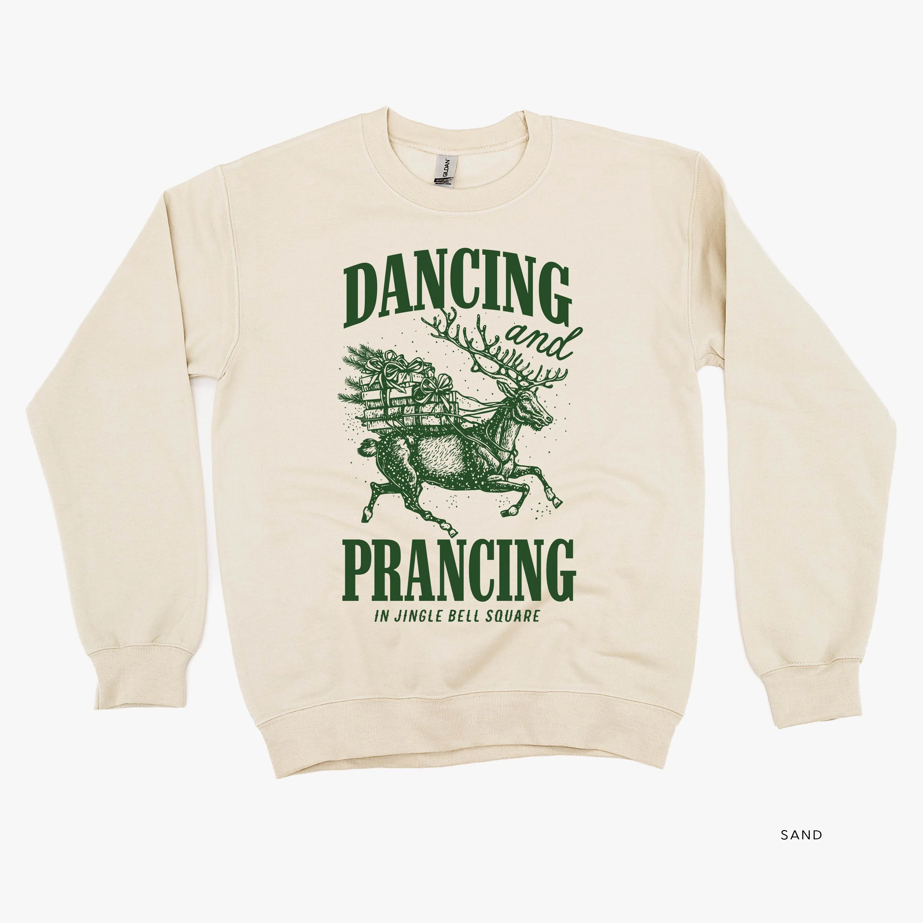 Dancing and Prancing in Jingle Bell Square - Basic Fleece - Image 3