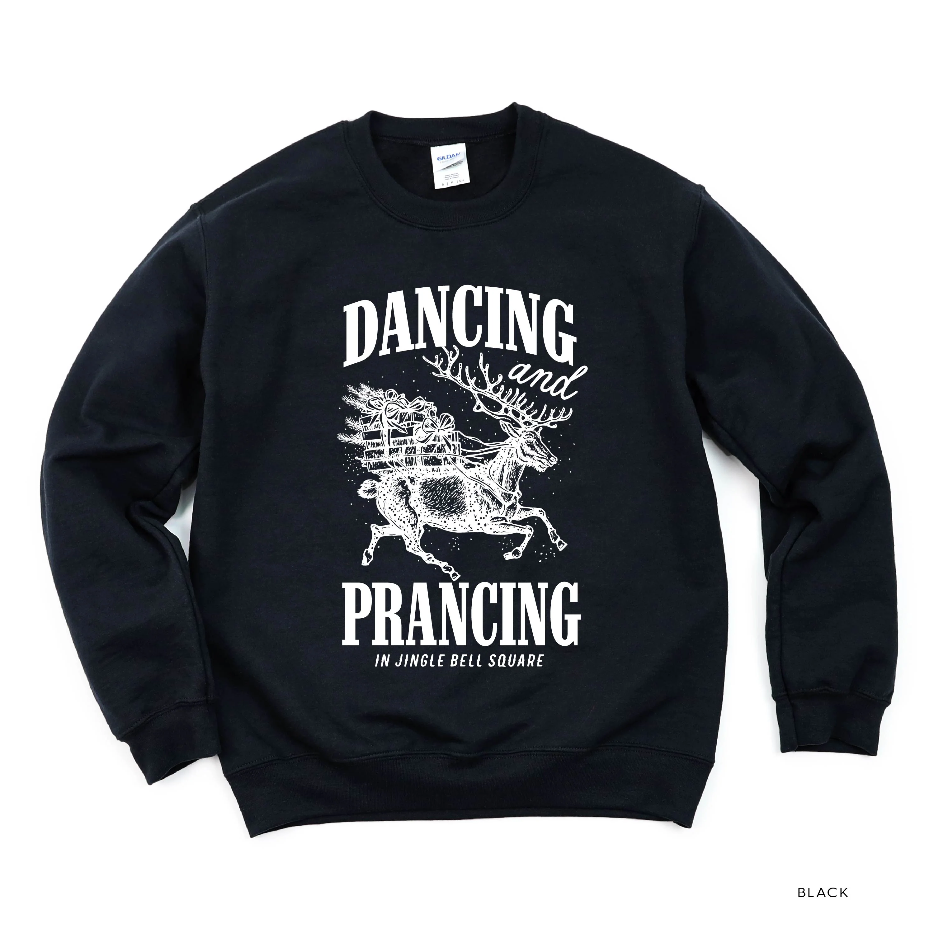Dancing and Prancing in Jingle Bell Square - Basic Fleece - Image 5