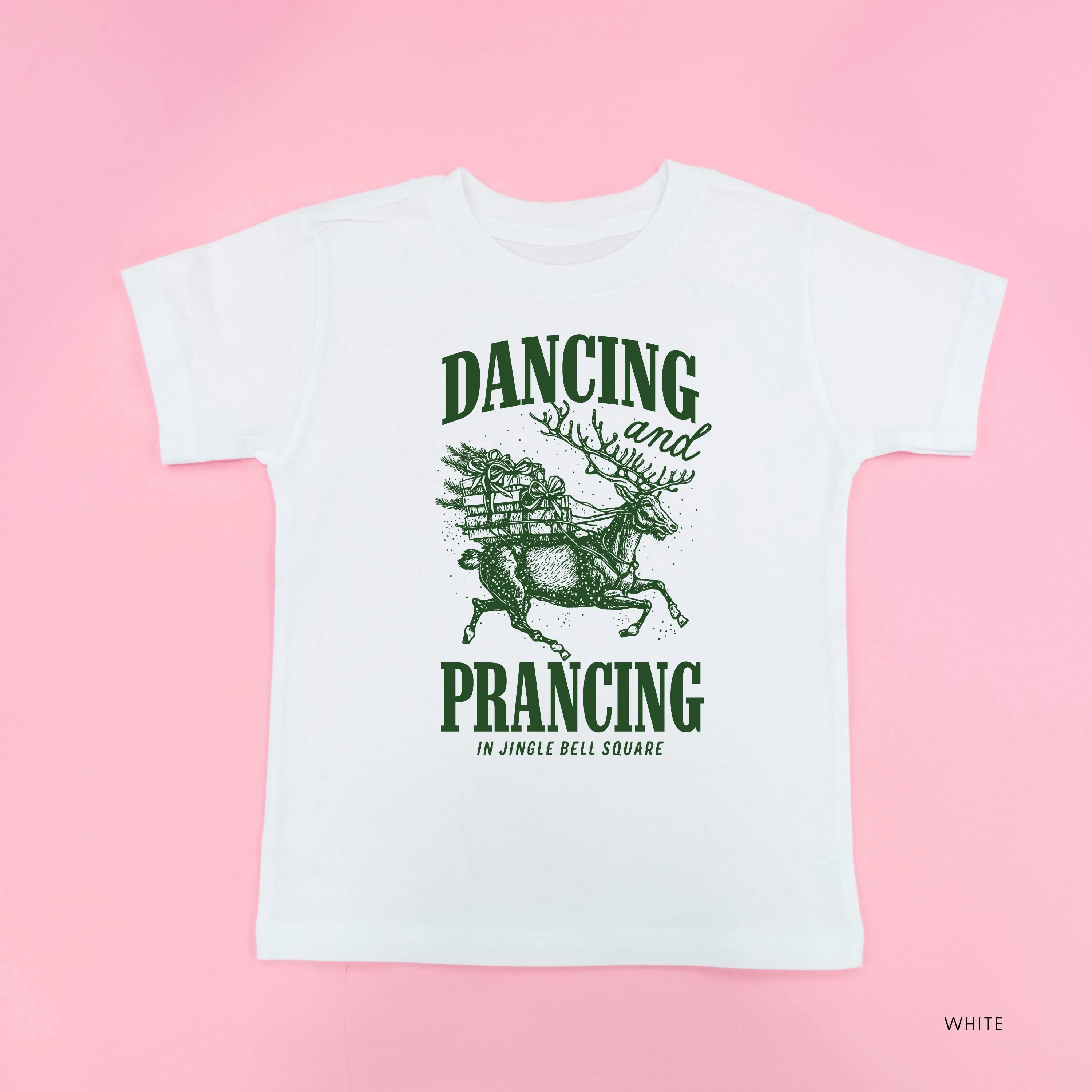 Dancing and Prancing in Jingle Bell Square - Child Tee - Image 6