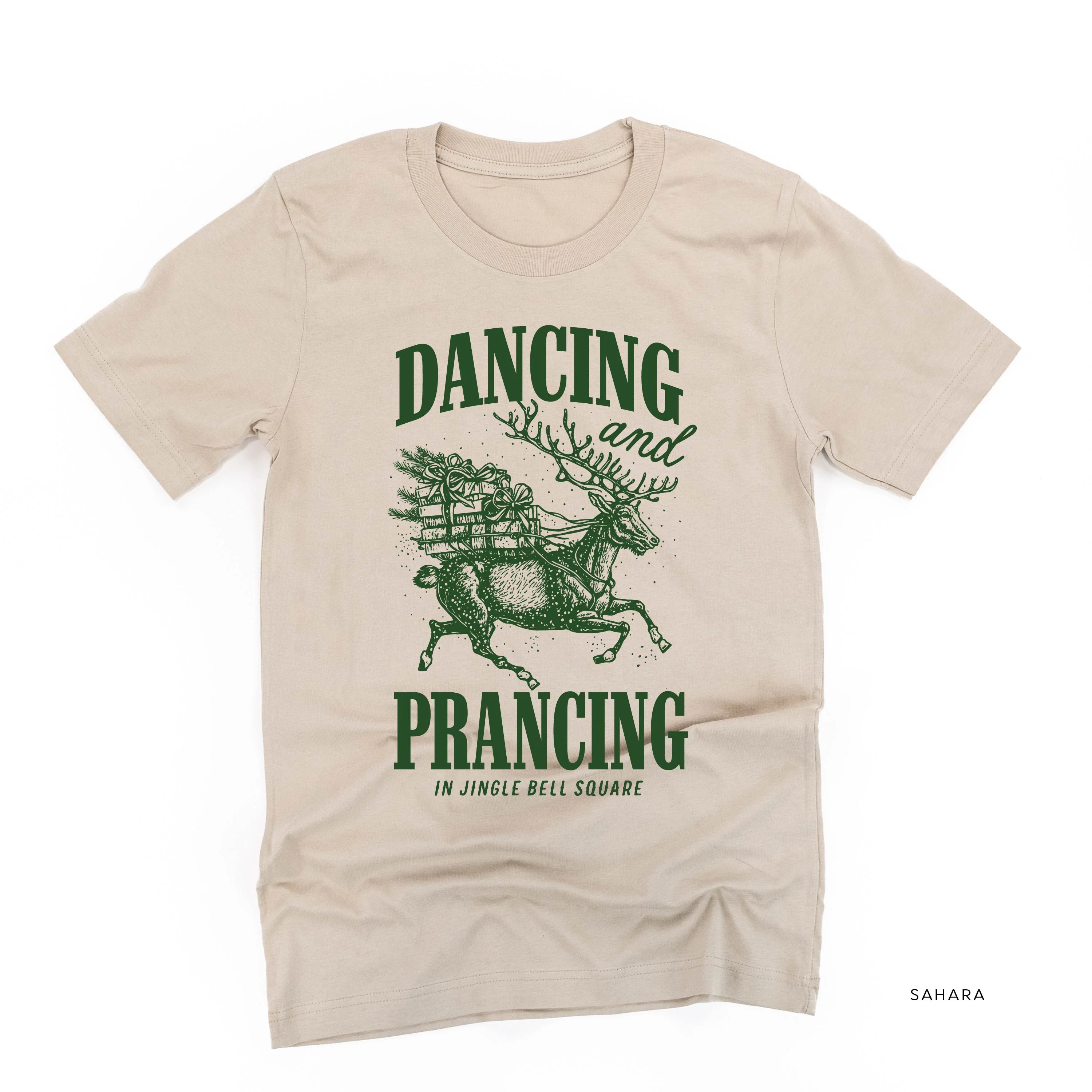 Dancing and Prancing in Jingle Bell Square - Unisex Tee - Image 3