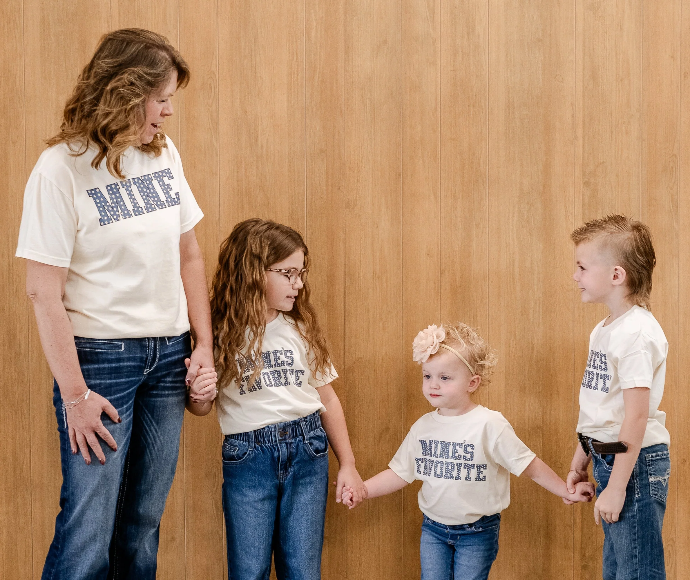 Denim Daisies - Semi-Custom - Child Tee - Image 4
