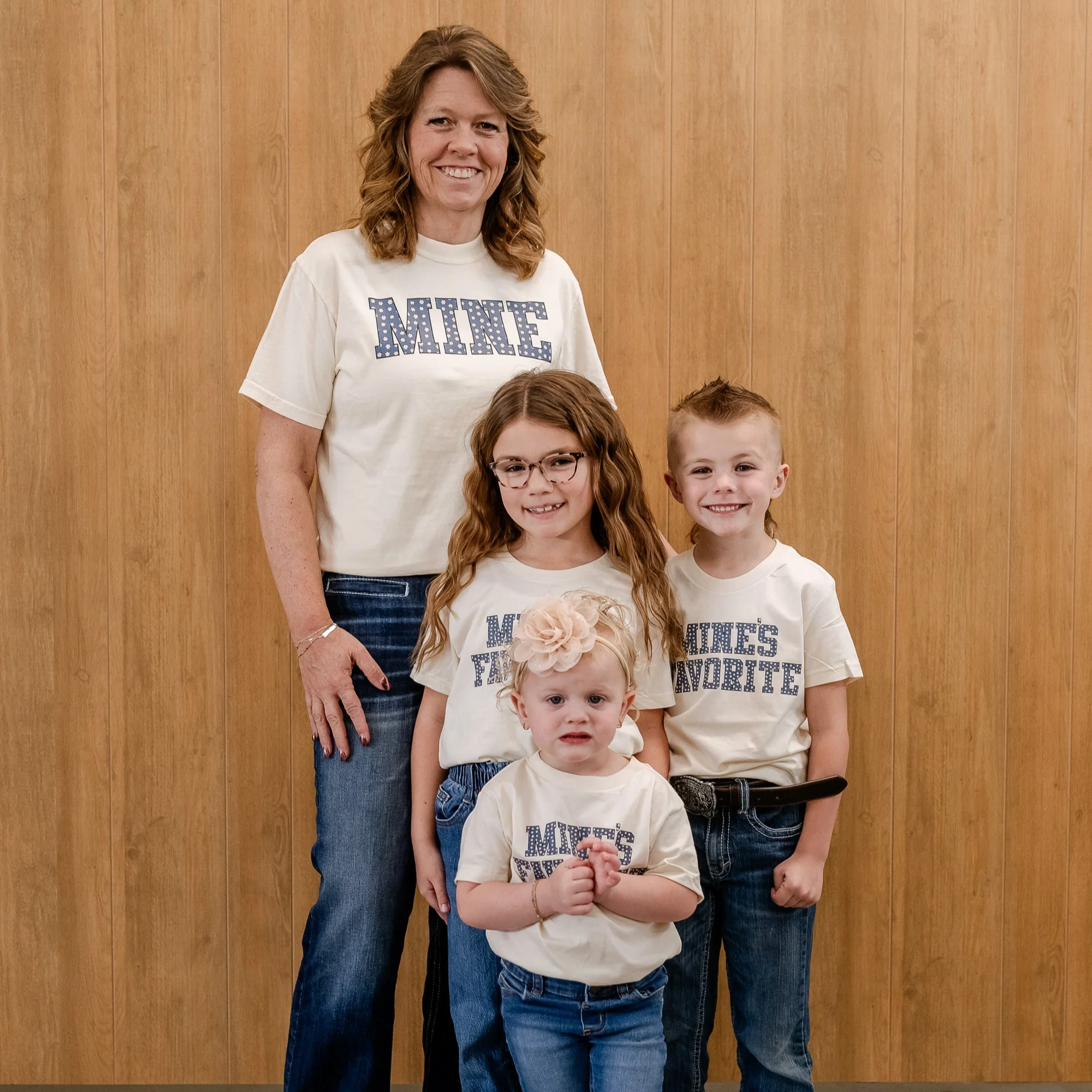 Denim Daisies - Semi-Custom - Child Tee - Image 5