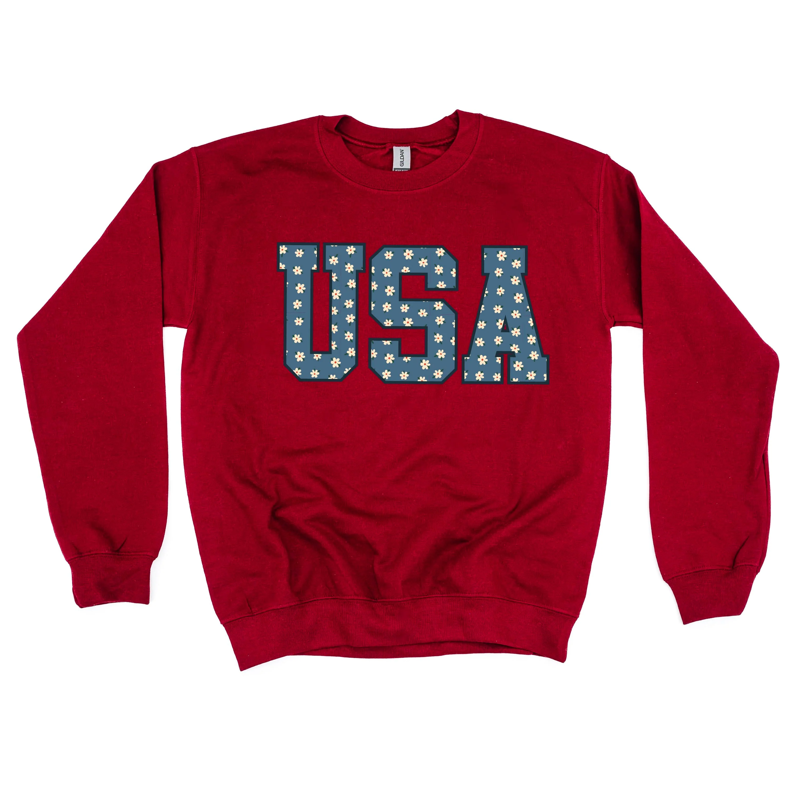 Denim Daisies - USA - BASIC Fleece - Image 2