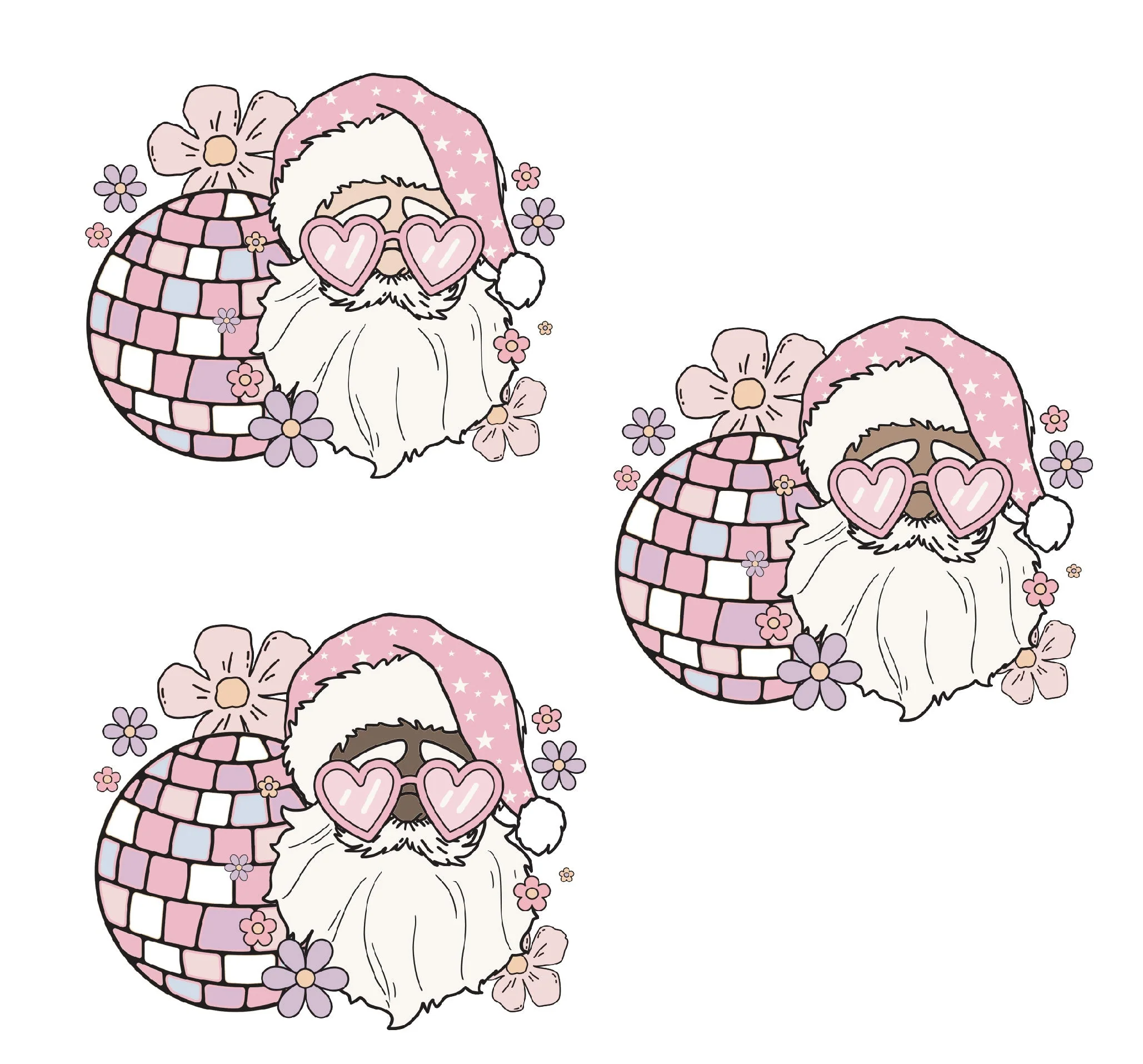 Disco Santa - Child Sweater - Image 4