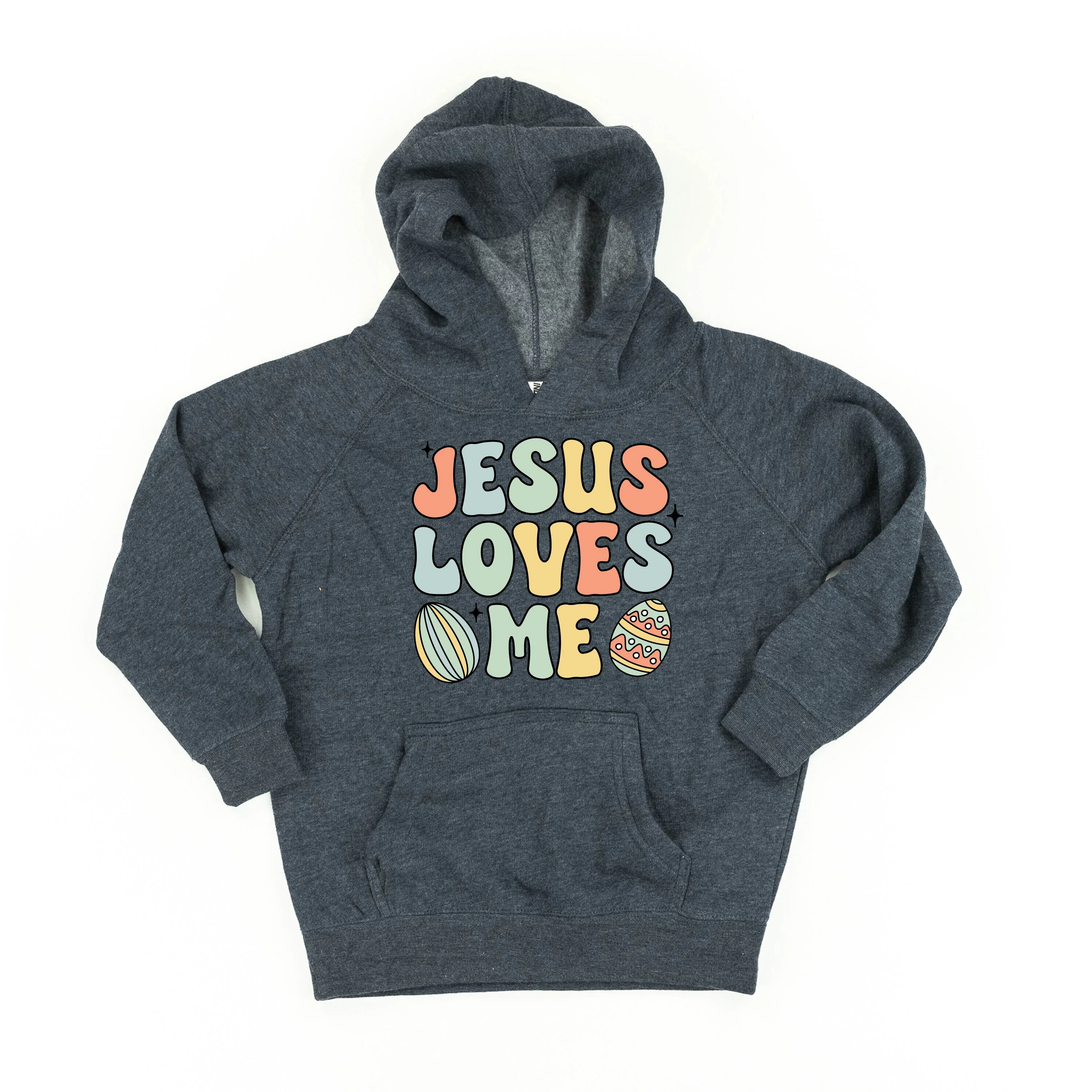 Easter Eggs Jesus Loves Me - Boy Version - Child Hoodie