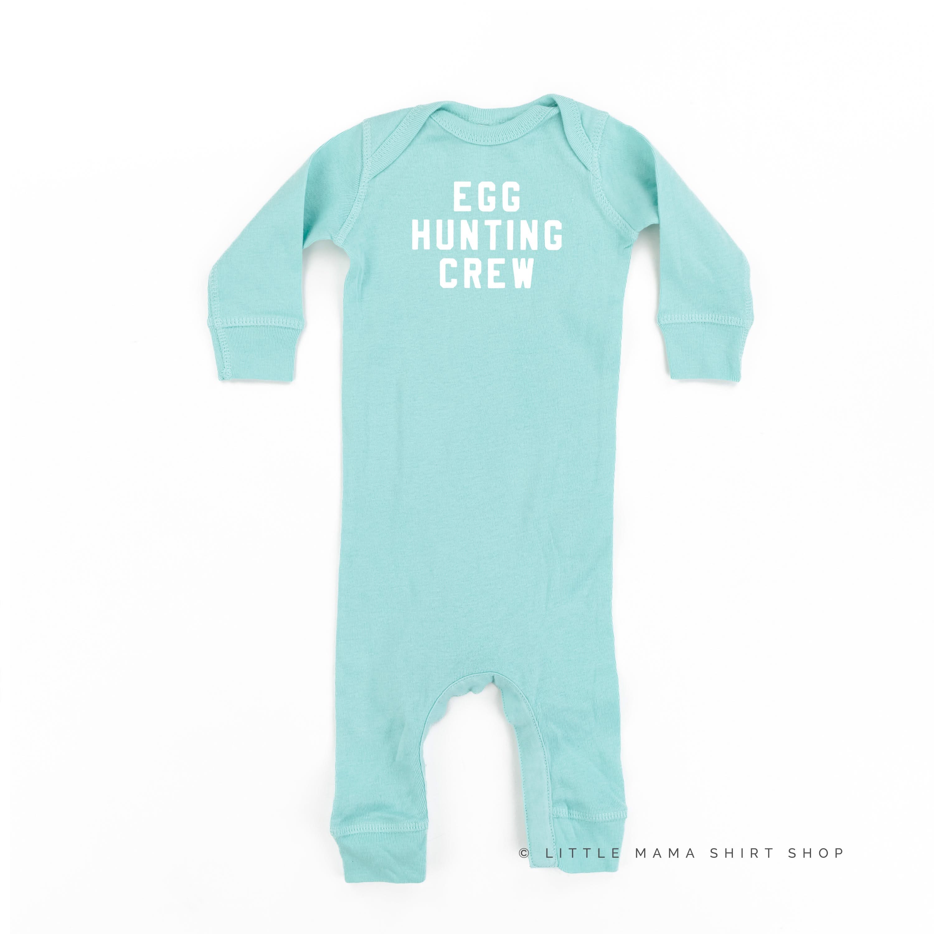 Block Font - Egg Hunting Crew - Baby Sleeper - Image 6
