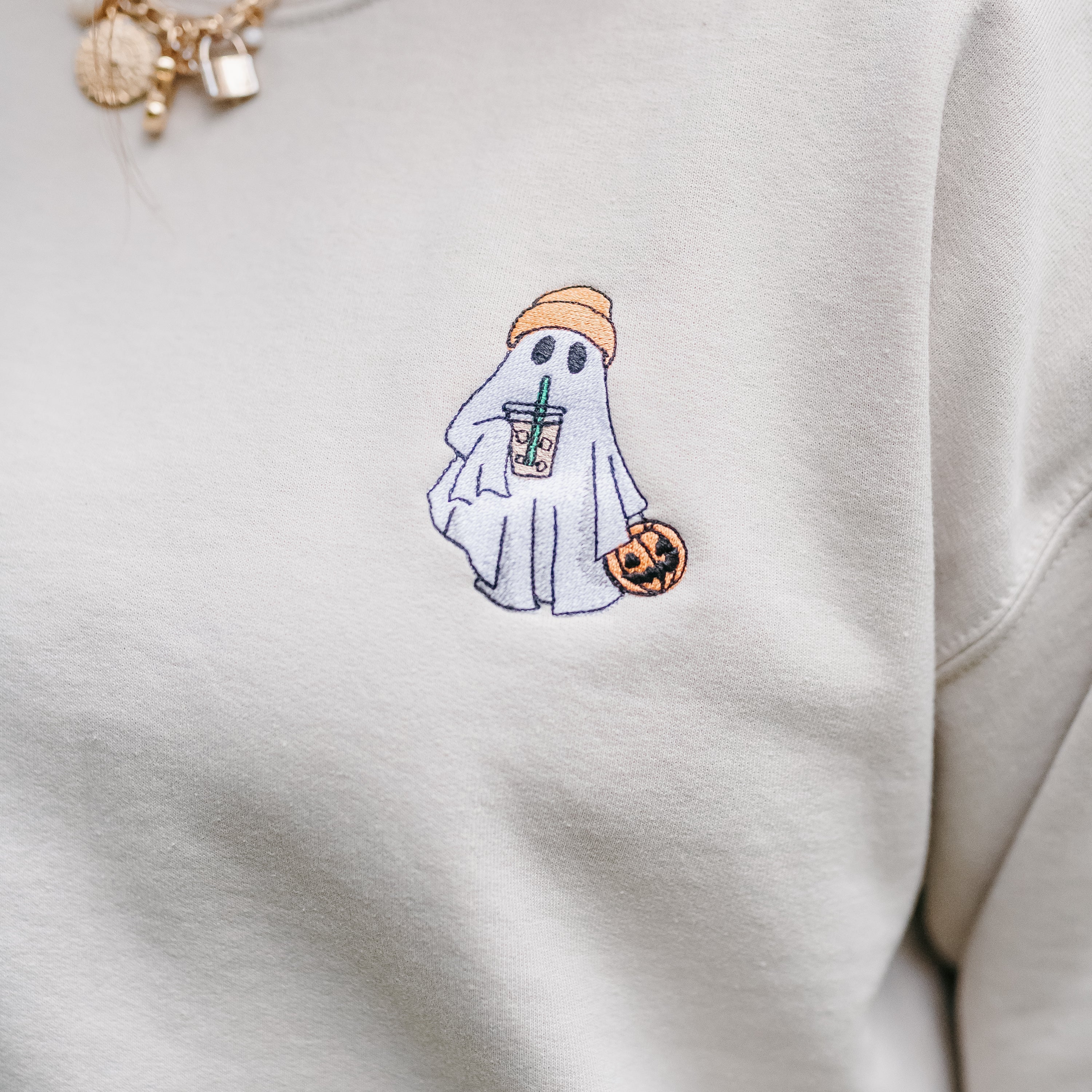 Boujee Ghost - Embroidered Basic Fleece
