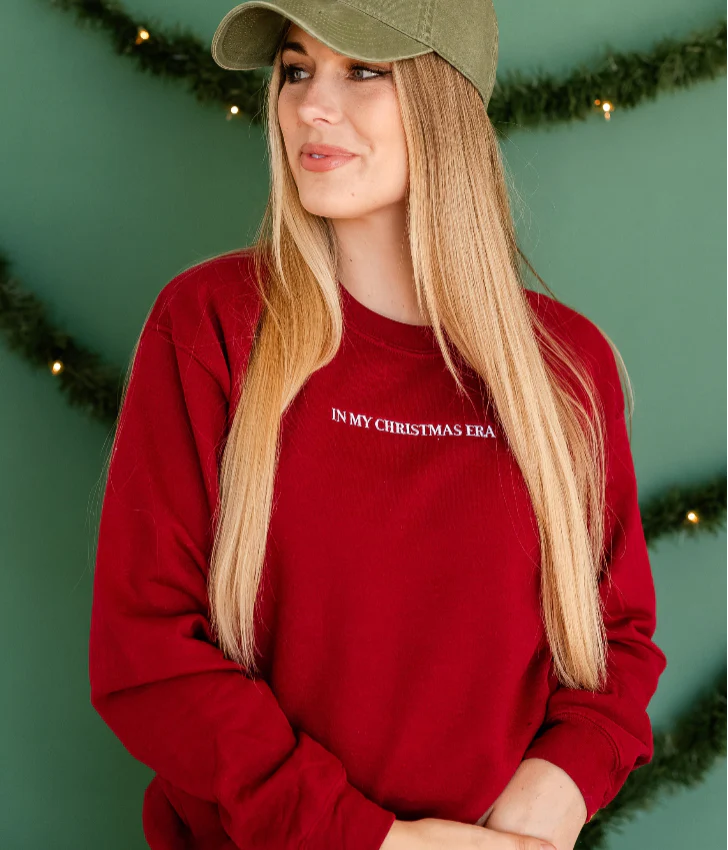 In My Christmas Era - Embroidered Basic Fleece - Image 10