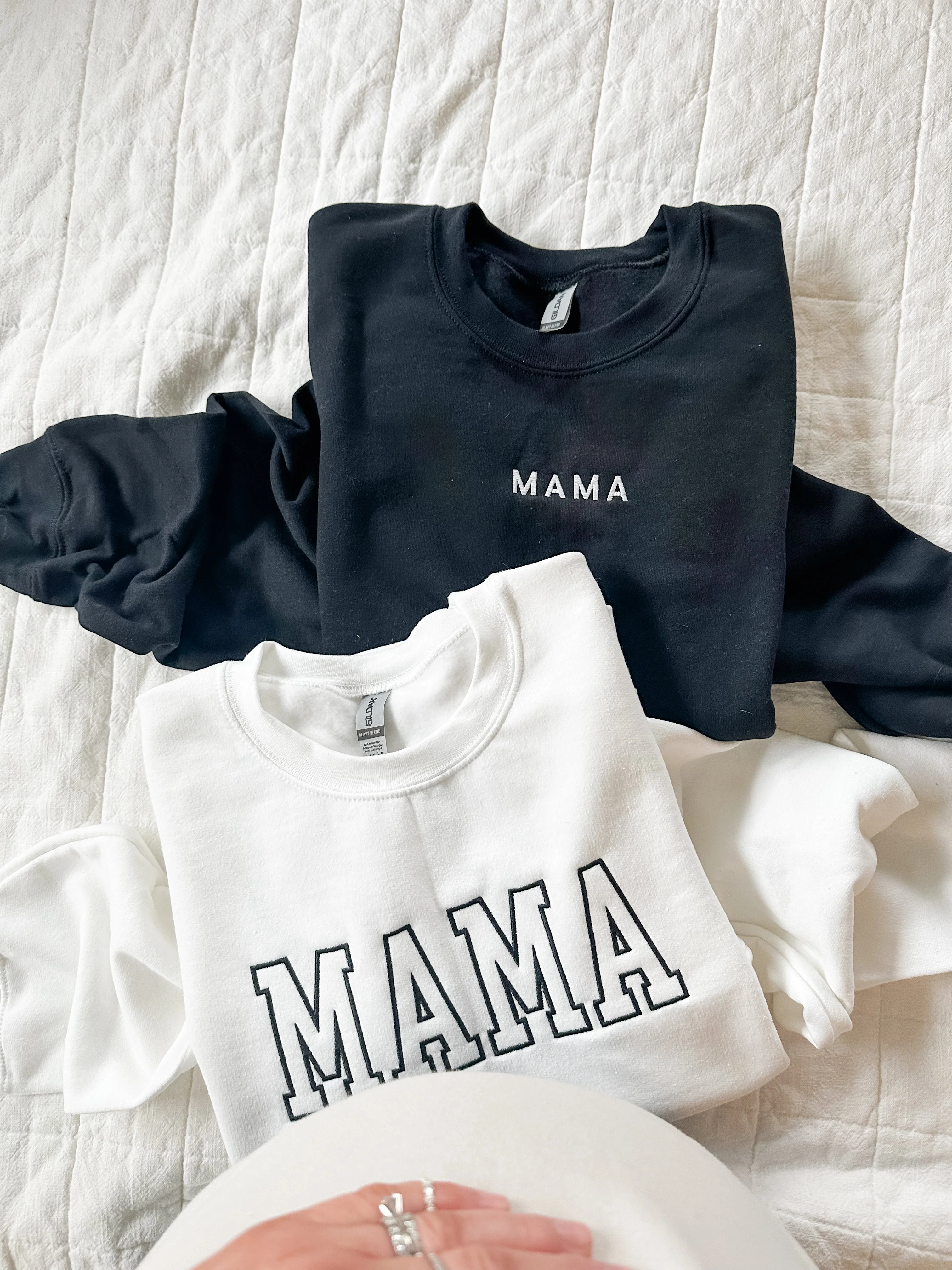 Embroidered BASIC Fleece - MAMA - Outline - Image 3