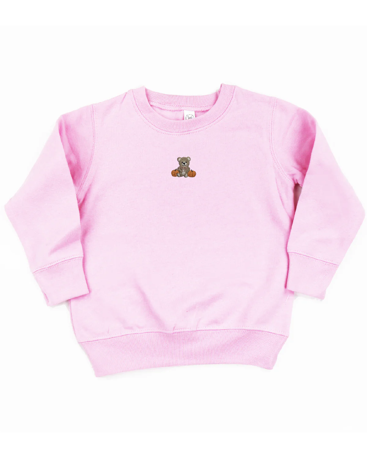 Embroidered Child Sweater - Fall Teddy Bear (center) - Image 4