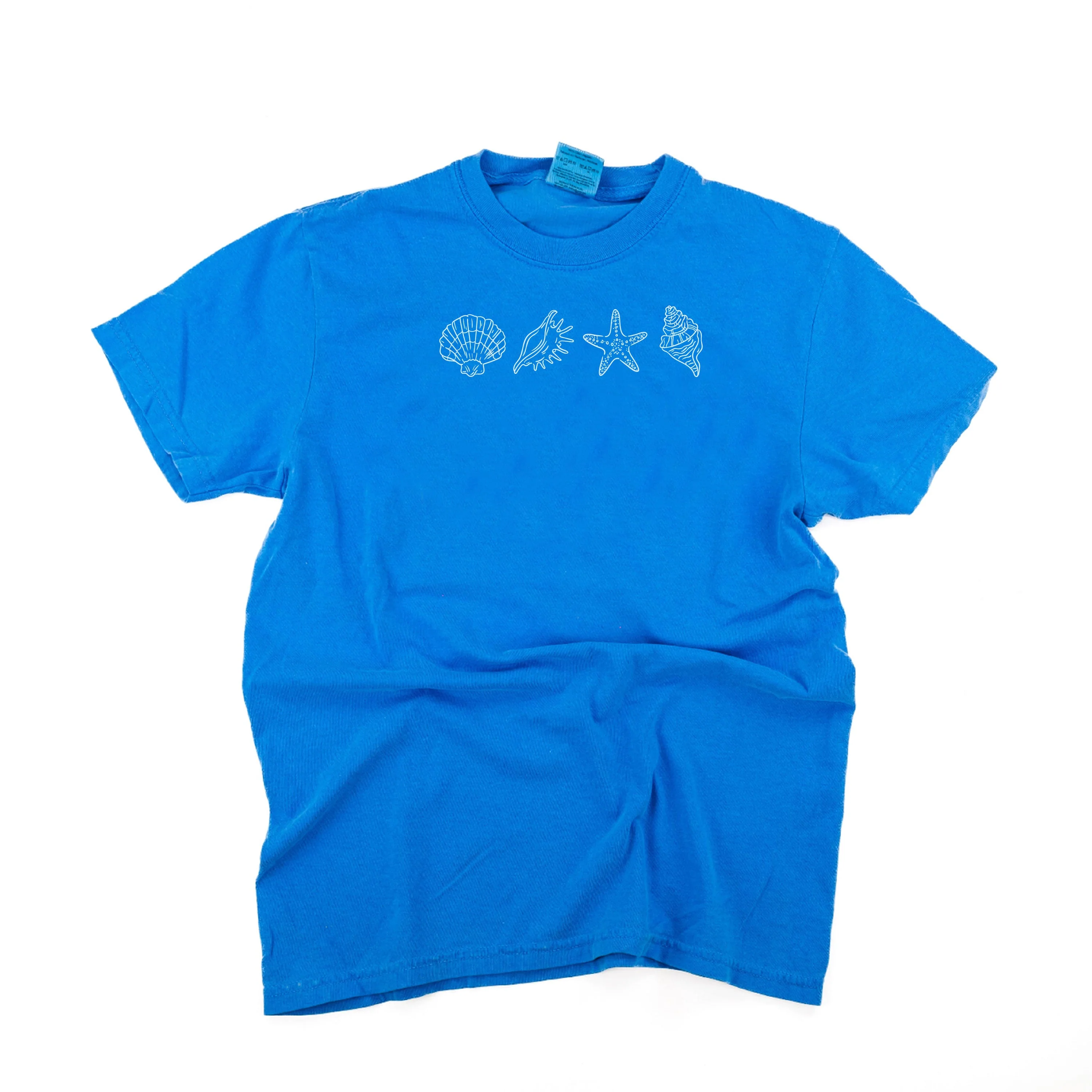 Embroidered Comfort Colors Tee - 4 Shells In A Row - Image 10