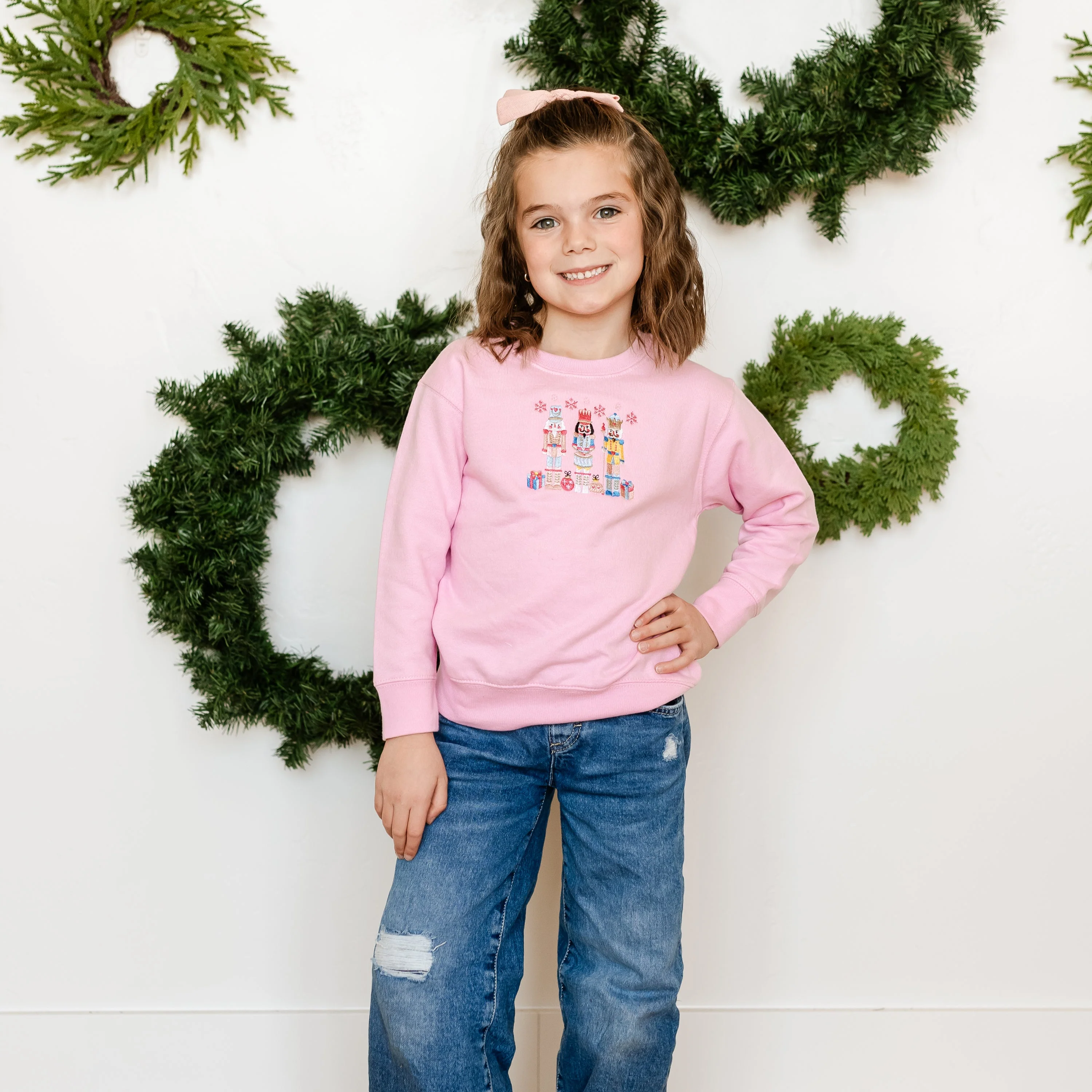 Nutcrackers - Embroidered Child Sweater