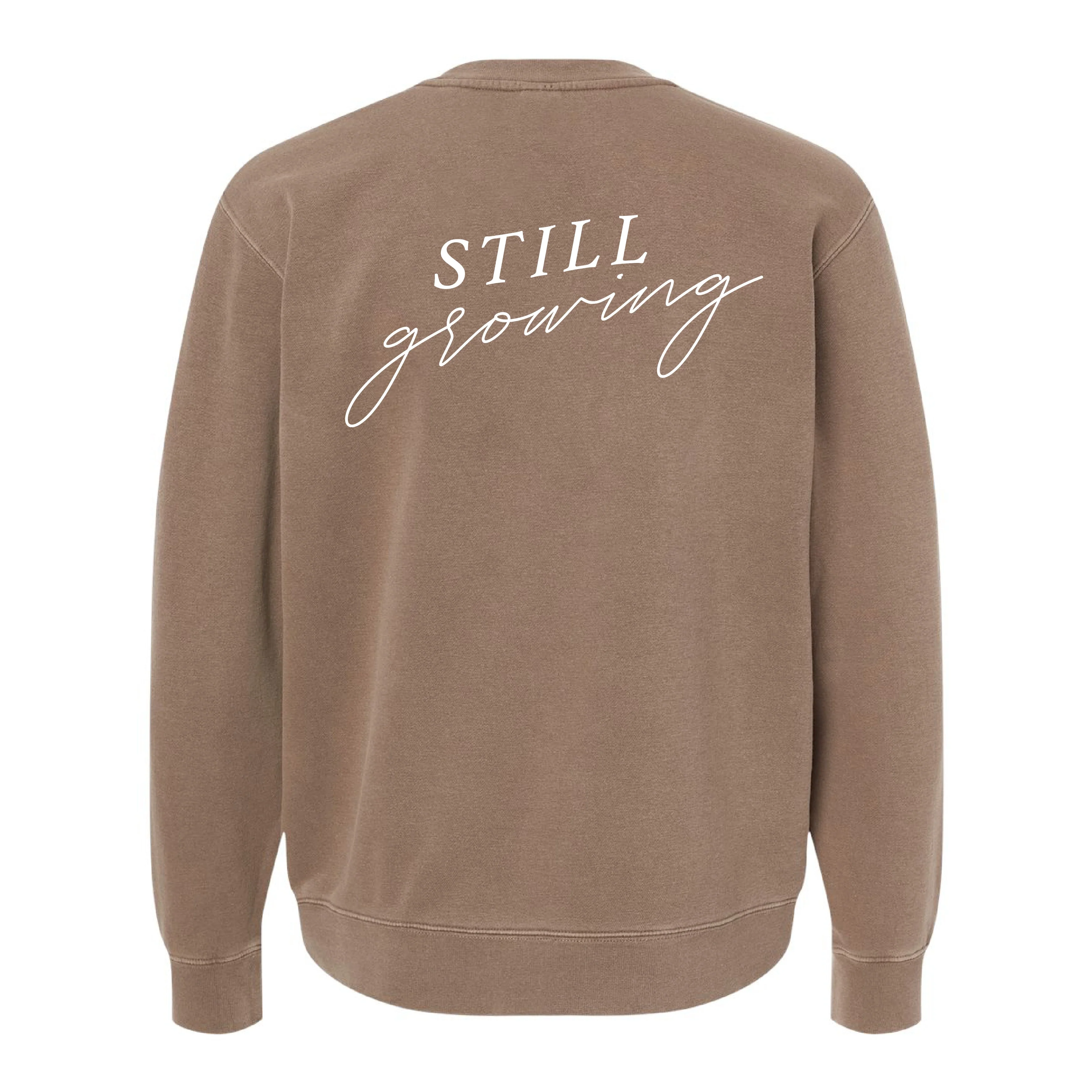 Embroidered/Printed PIGMENT Crewneck (pf&b) - Flowers / Still Growing - Image 8