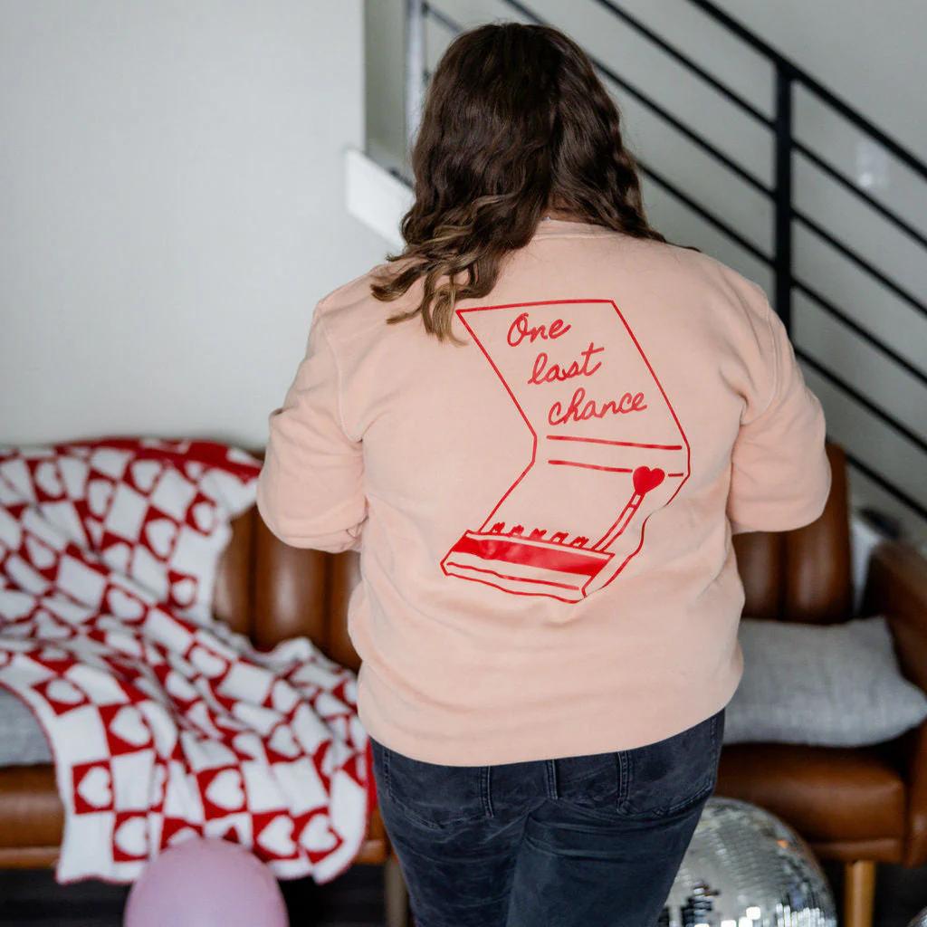 Embroidered/Printed Pigment Crewneck - One Last Chance - Image 2
