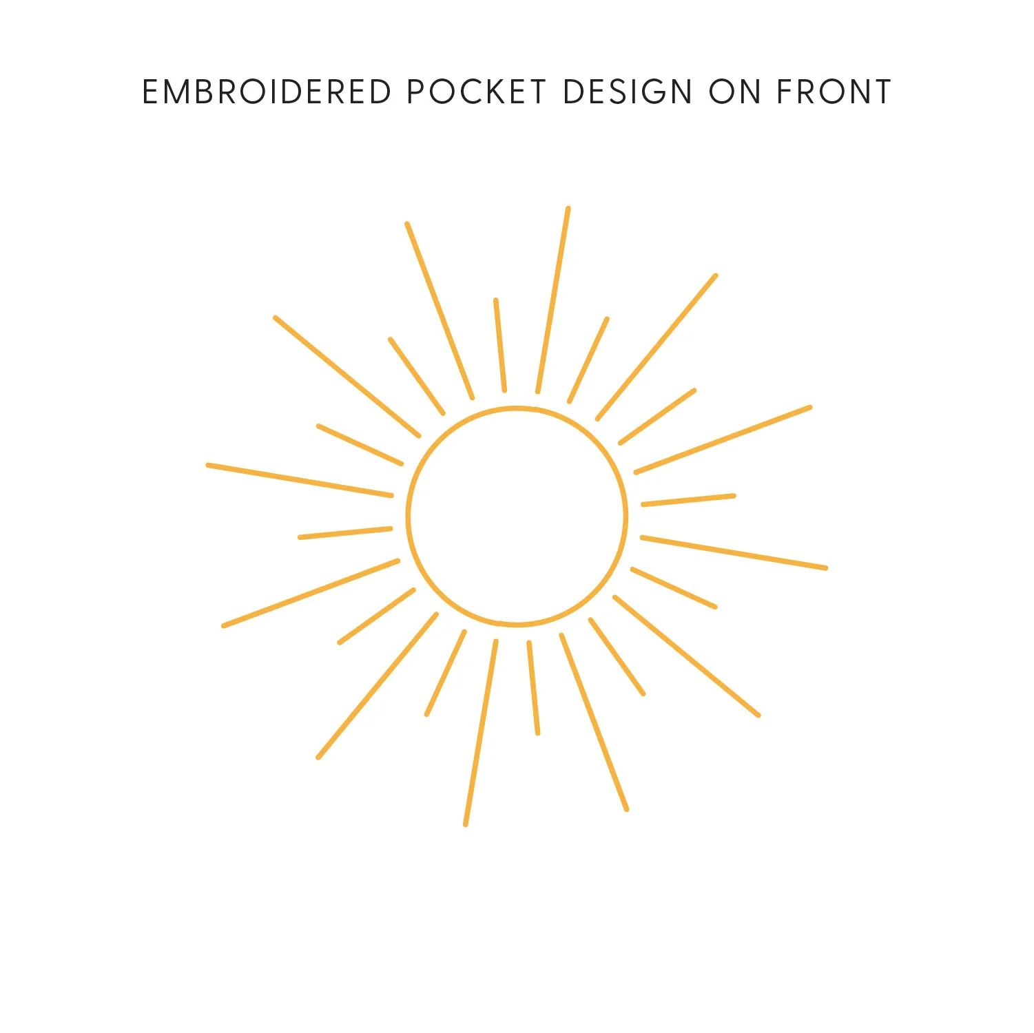 Embroidered/Printed PIGMENT Crewneck (pf&b) - Sunshine / It's Not All Sunshine And Rainbows - Image 4